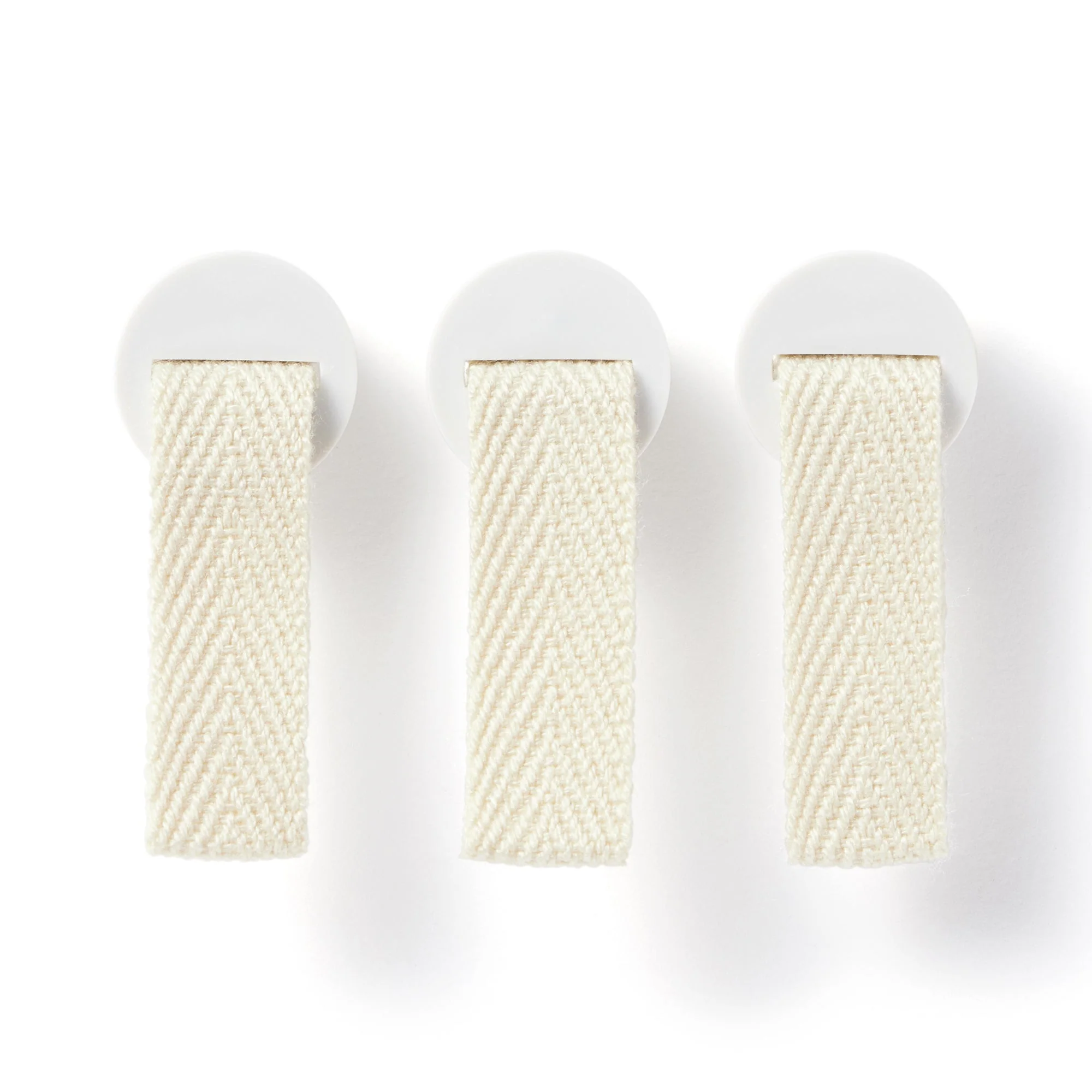 Polypropylene File Box Handle - Natural (3 Pack)