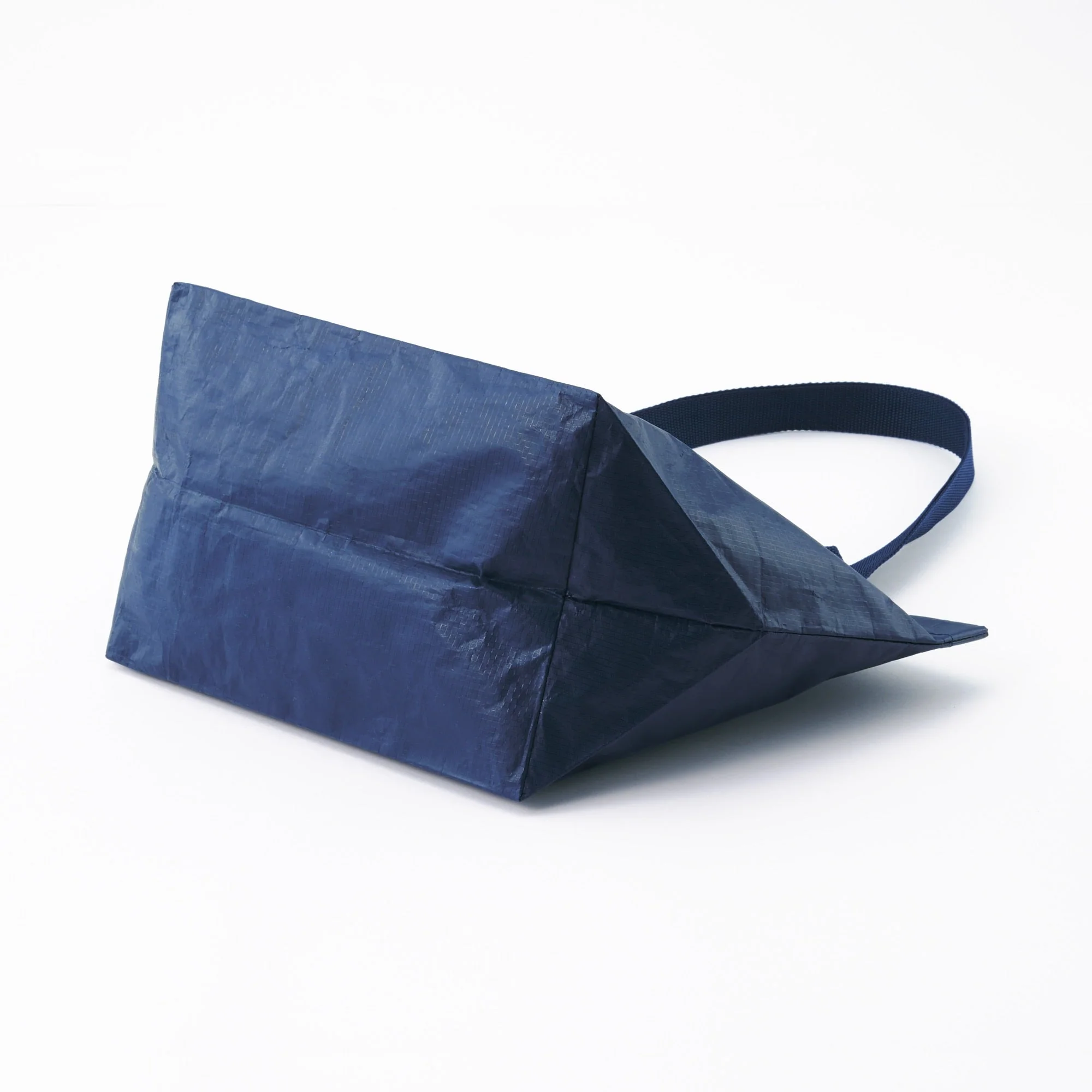 Polypropylene Sheet Mini Tote - Navy - Image 4