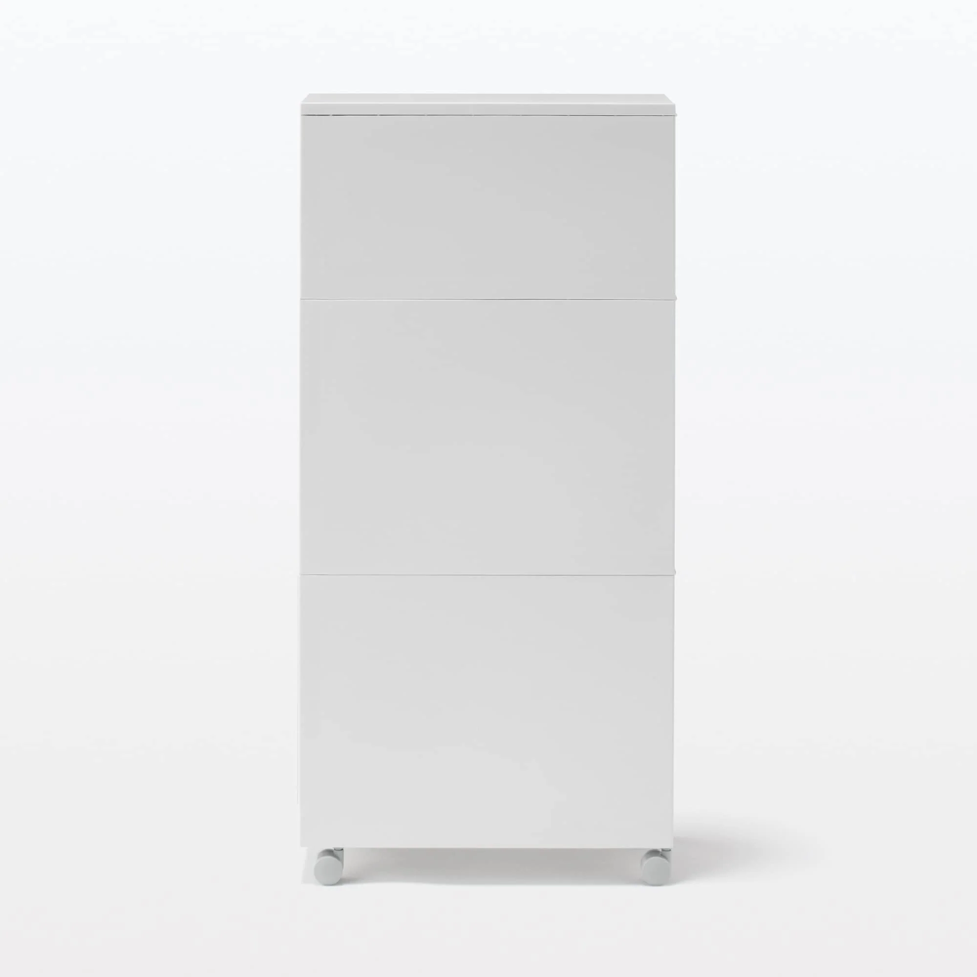 Polypropylene Stocker with Caster #1 - White Grey (3 Tier) - Image 4