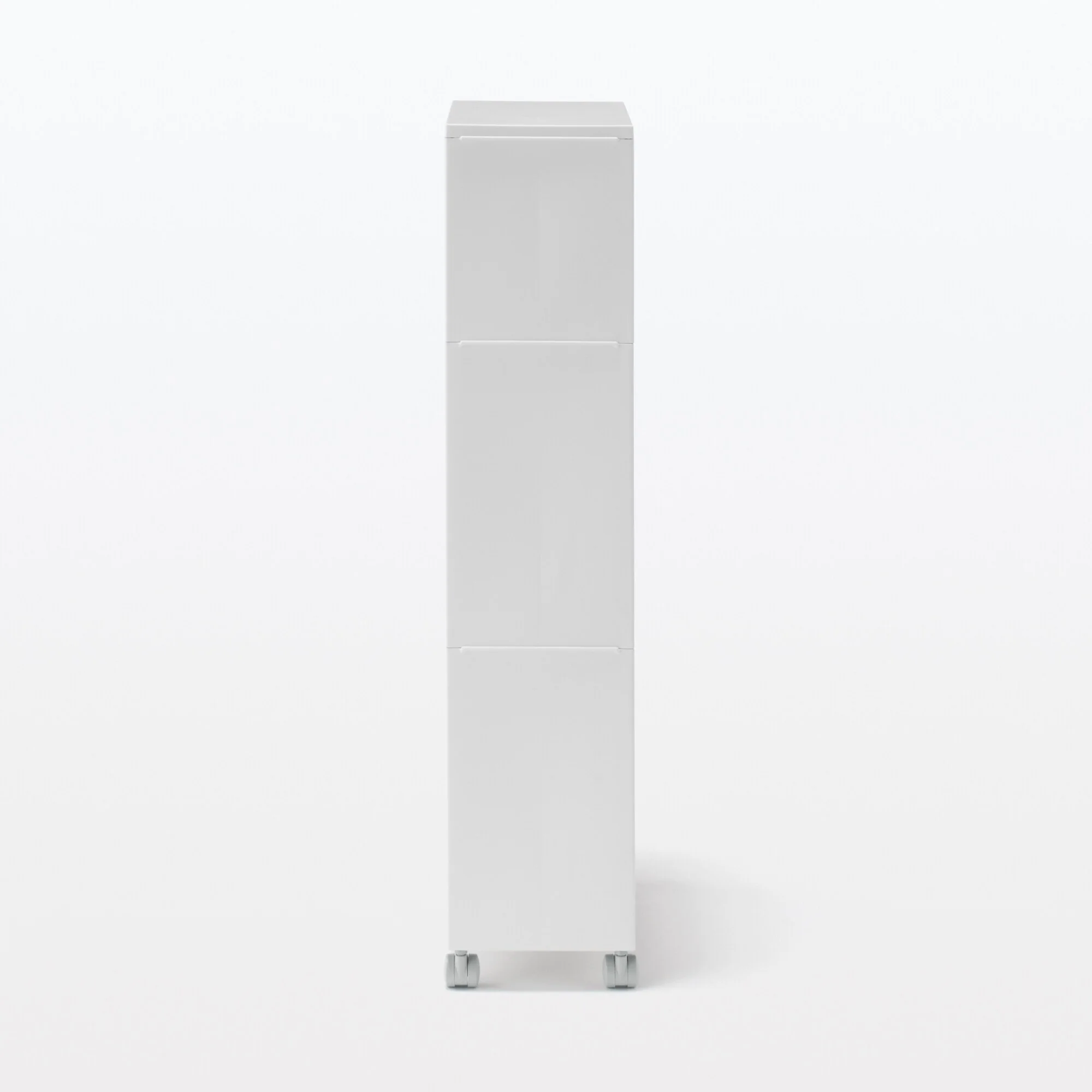 Polypropylene Stocker with Caster #1 - White Grey (3 Tier) - Image 5
