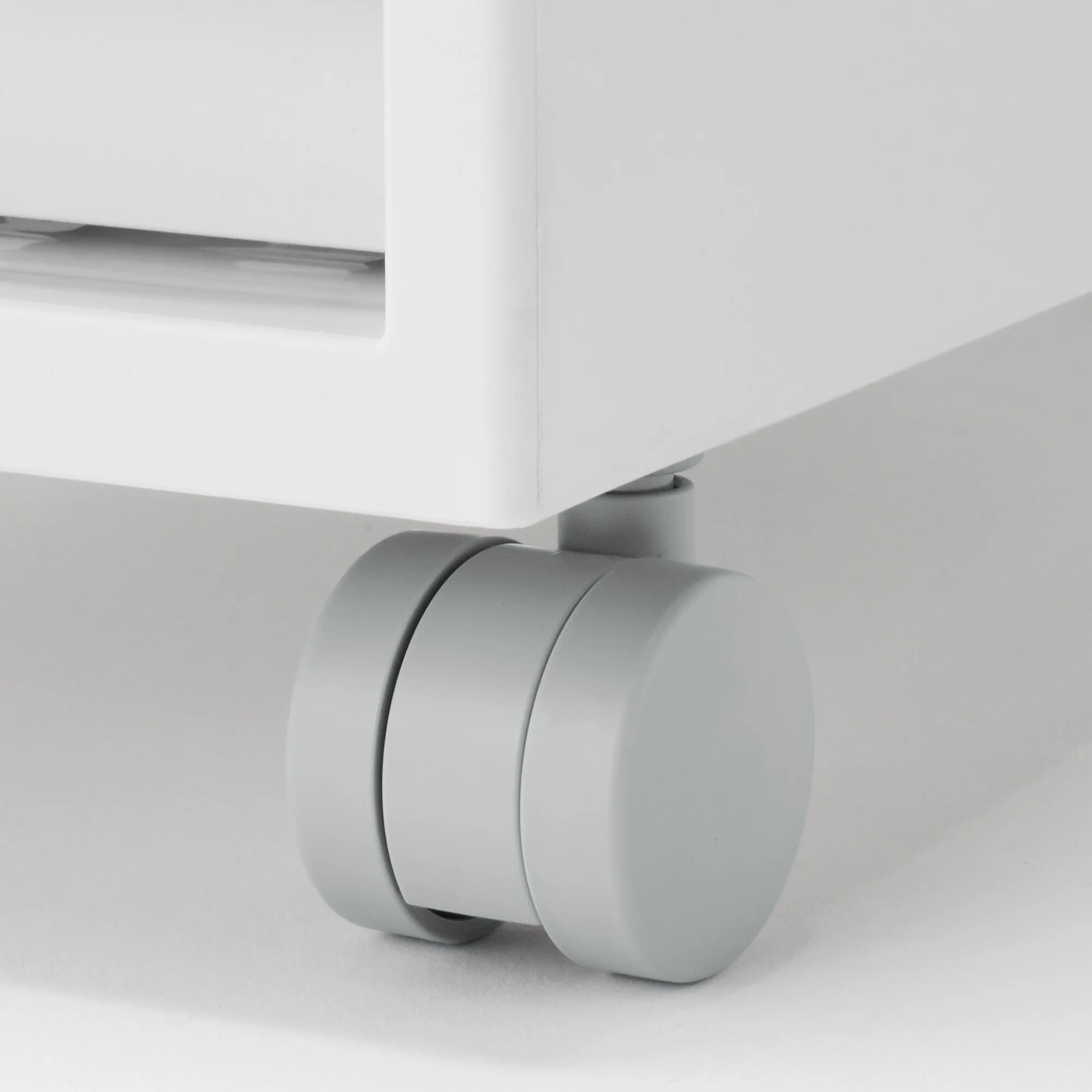 Polypropylene Stocker with Caster #1 - White Grey (3 Tier) - Image 6