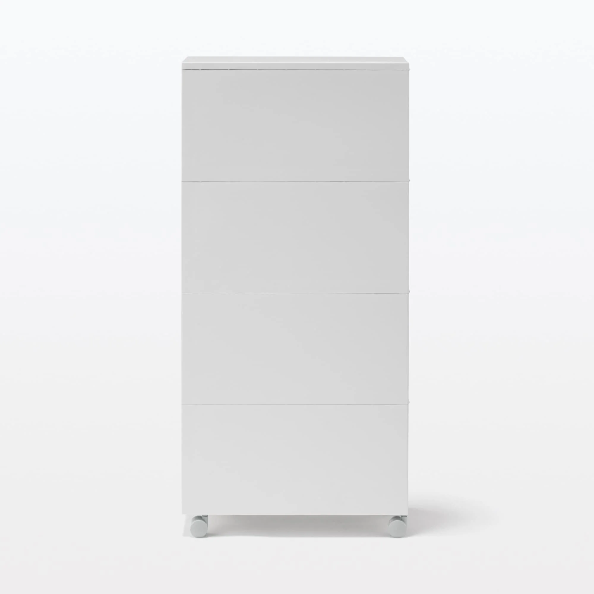 Polypropylene Stocker with Caster - White Grey (4 Tier) - Image 4