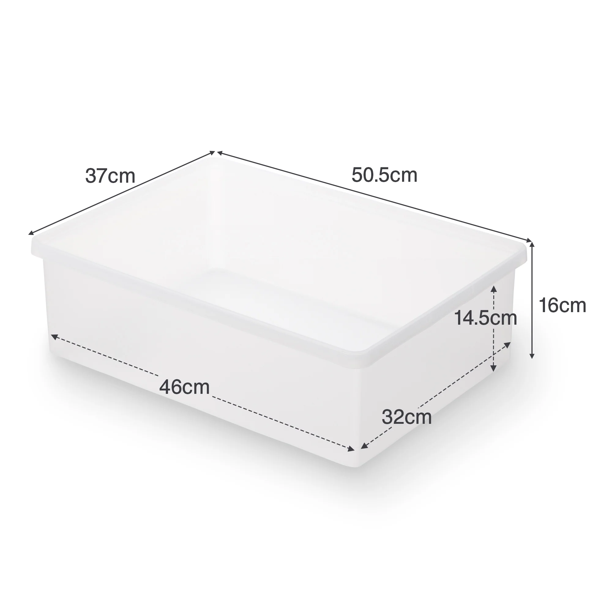 Polypropylene Storage Box Wide Medium - Image 20