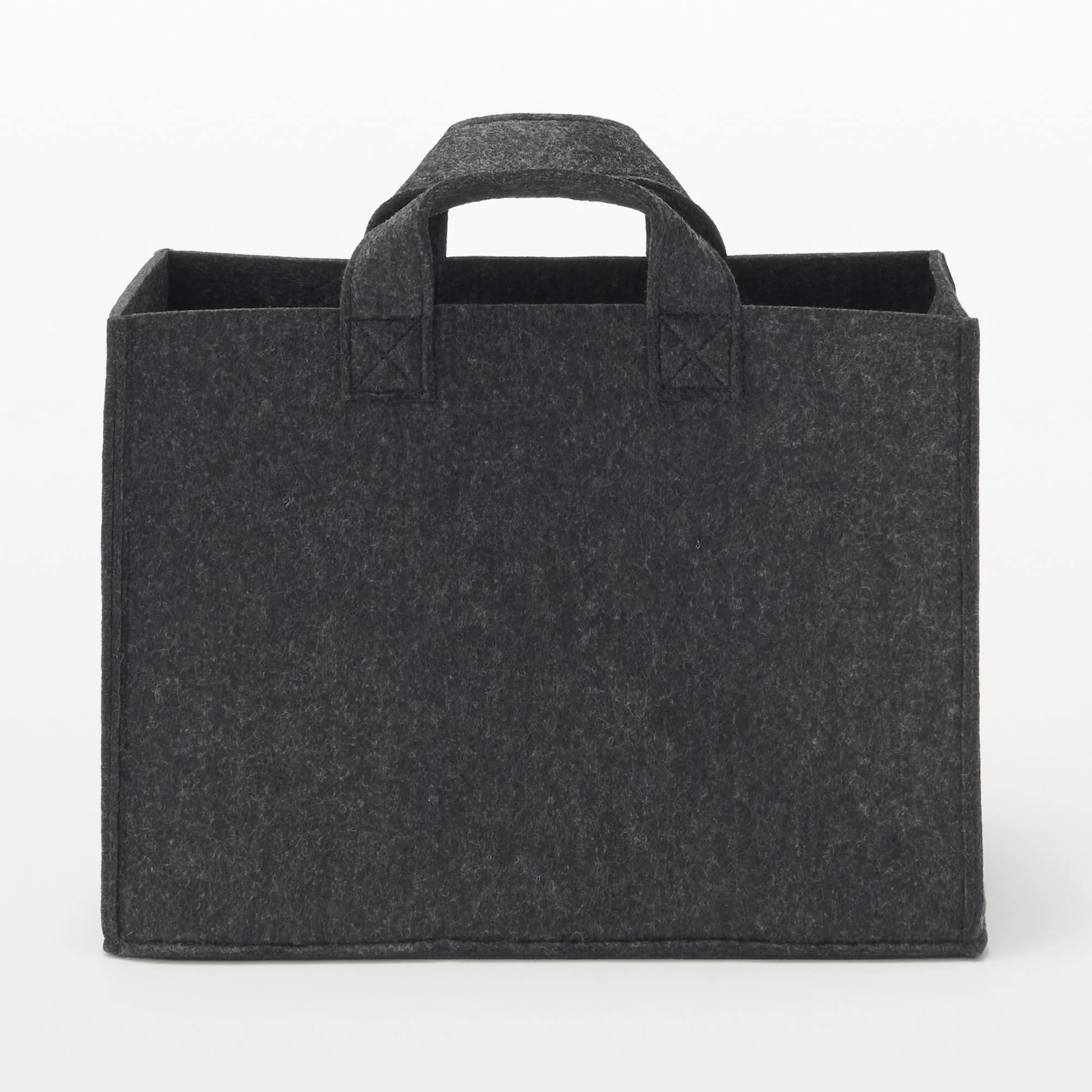 Portable Felt File Box - Dark Grey - Wide - Image 3