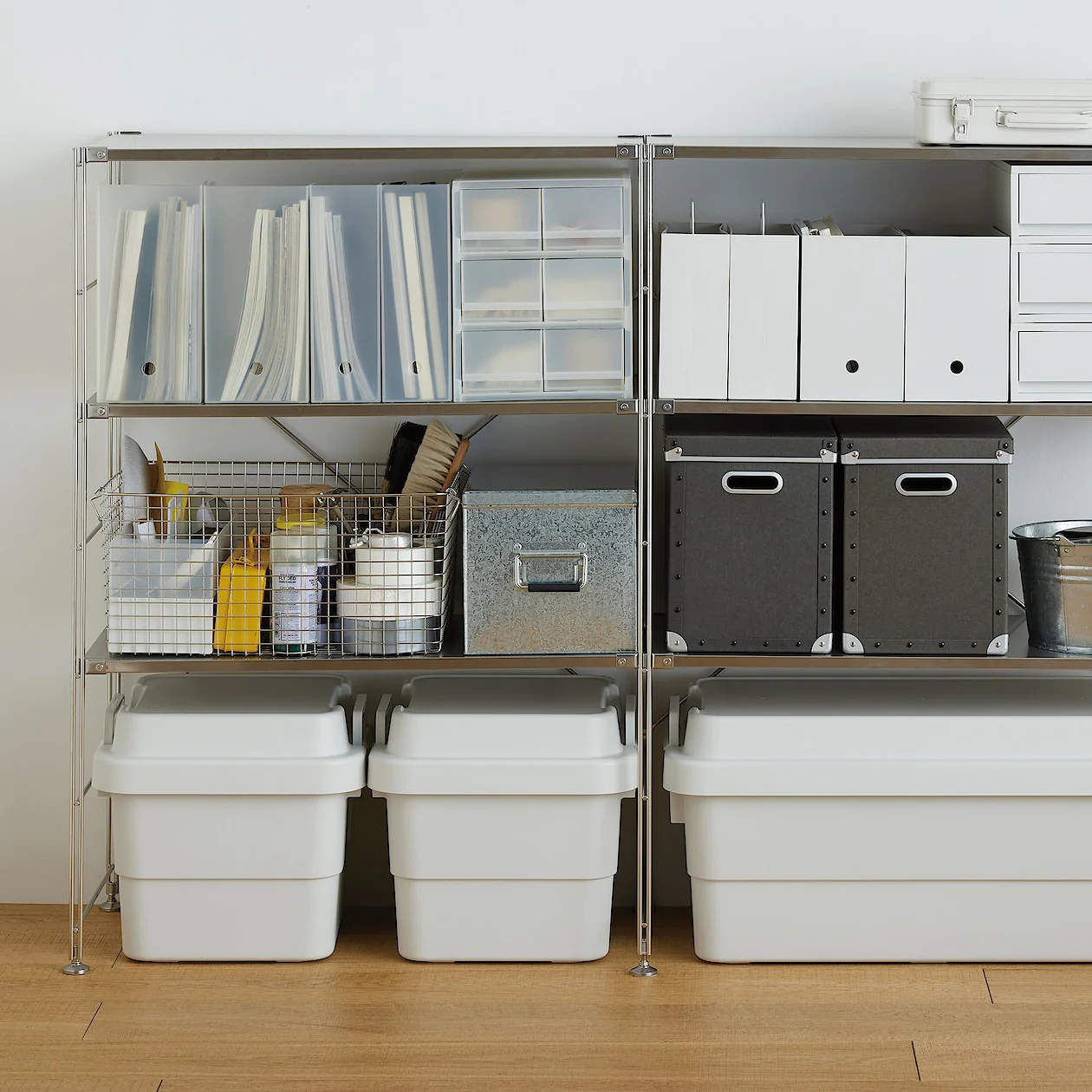 Polypropylene Case Shallow 6 Drawers with 3 Partitions (W26 x D37 x H32.5 cm) - Image 3