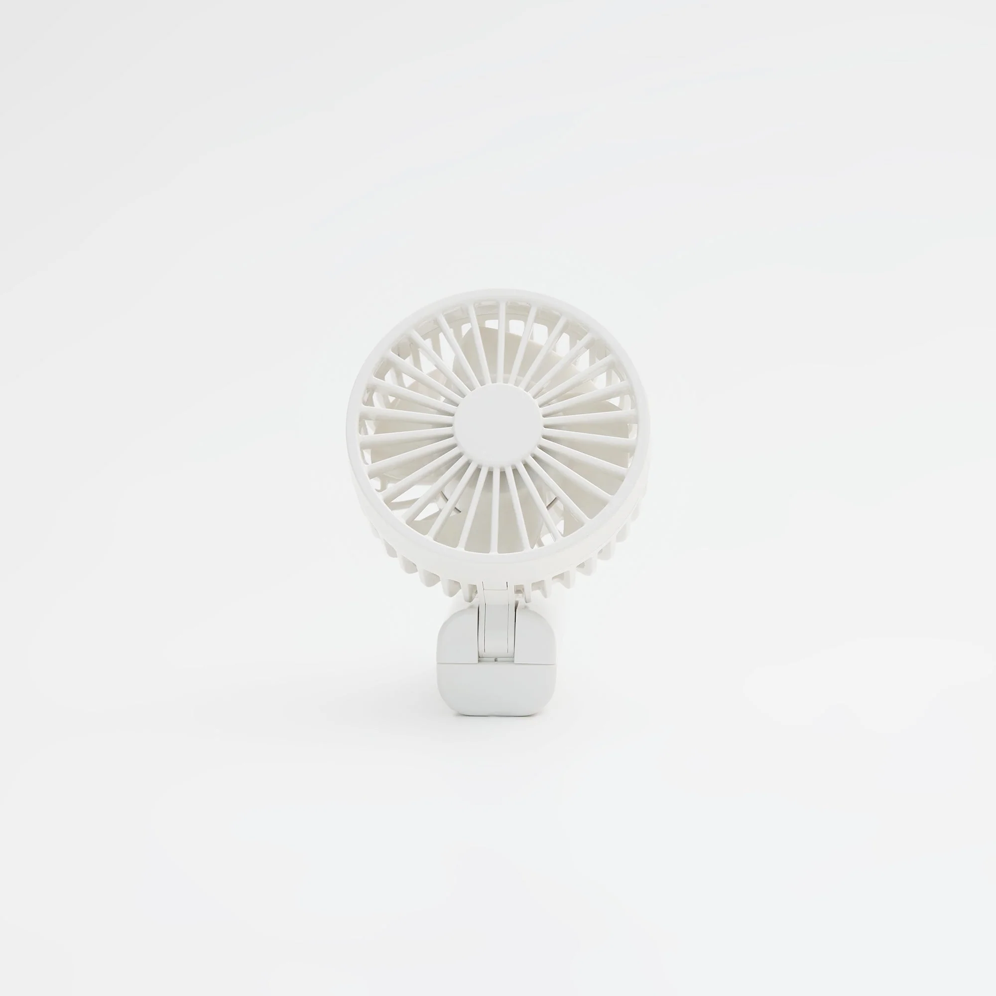 Rechargeable Compact Handheld Fan - White - Image 4
