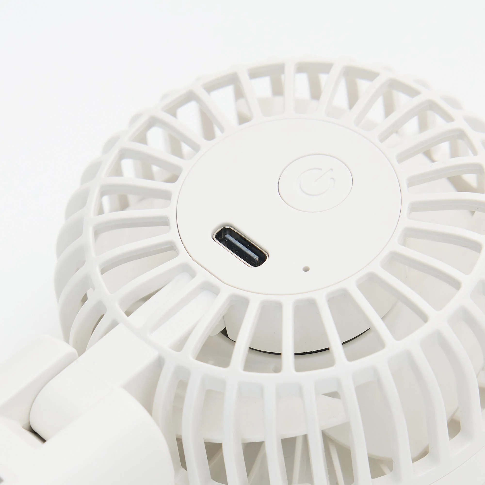 Rechargeable Compact Handheld Fan - White - Image 7