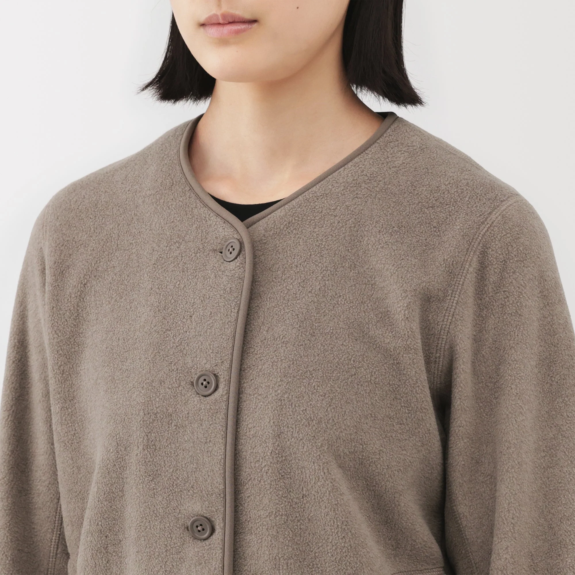 Recyclable Fleece Cardigan - Image 7