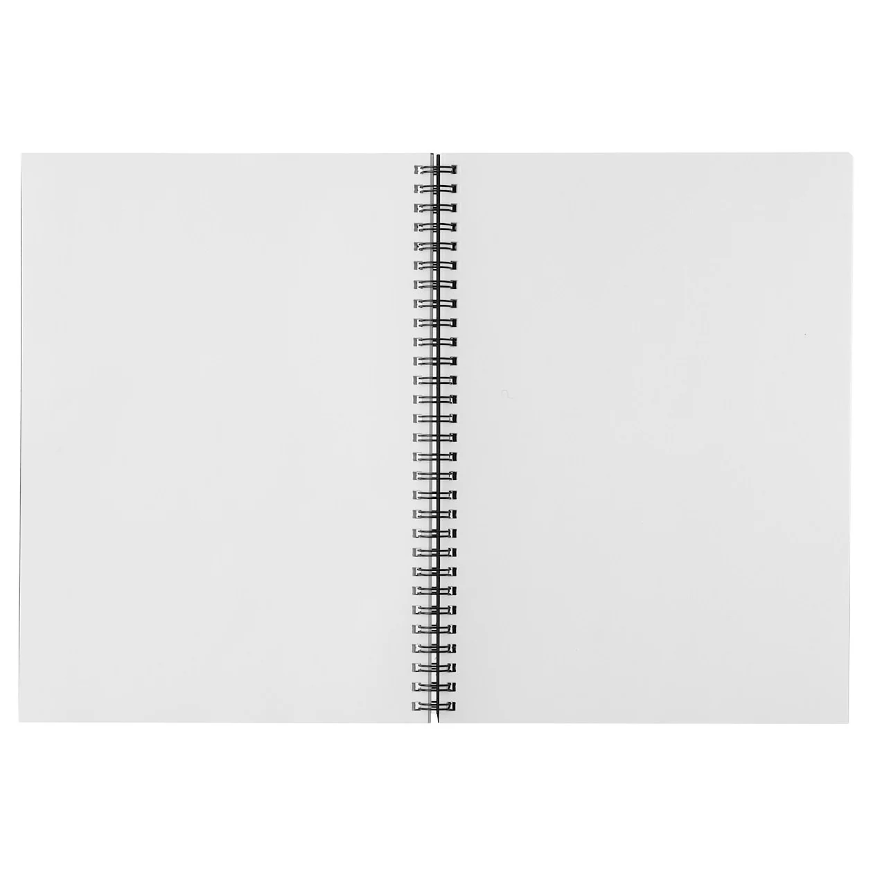 Recycled Paper Double Ring Blank Notebook - Dark Grey - Image 11