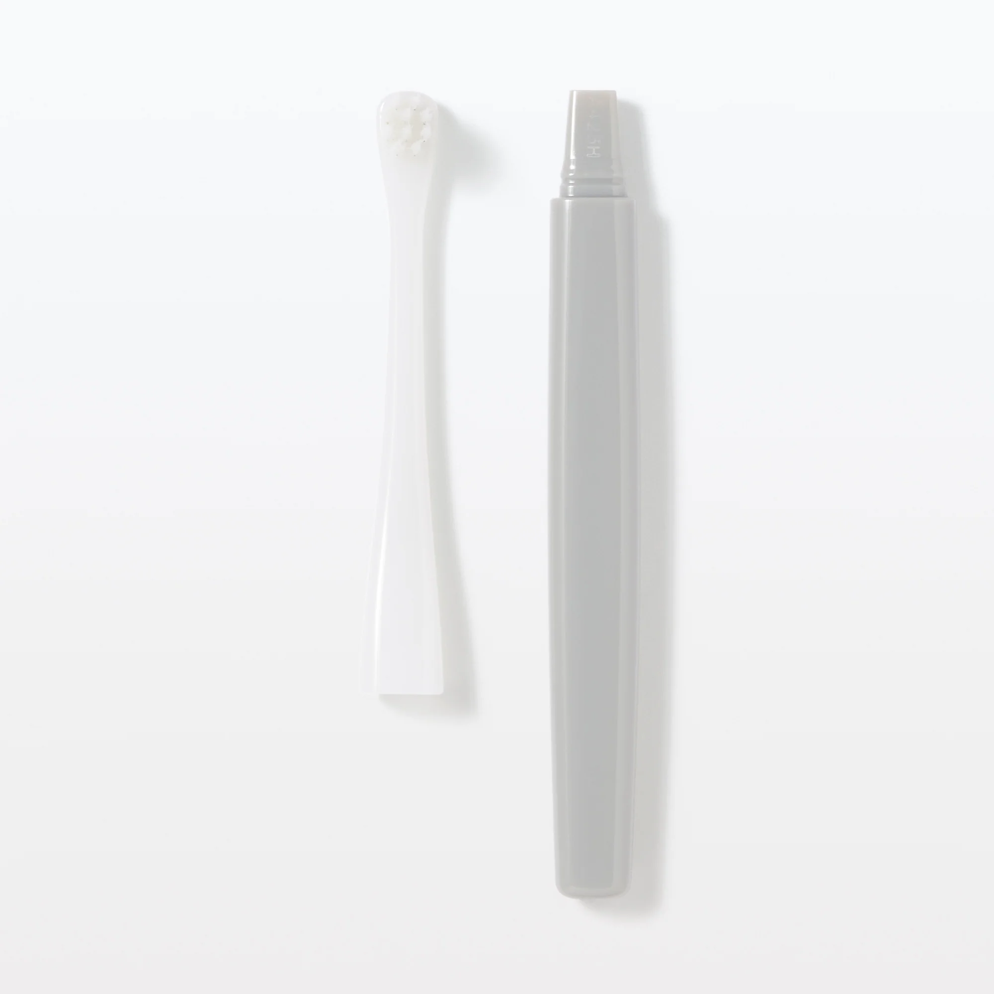 Replaceable Head Compact Soft Toothbrush - Grey - Image 2