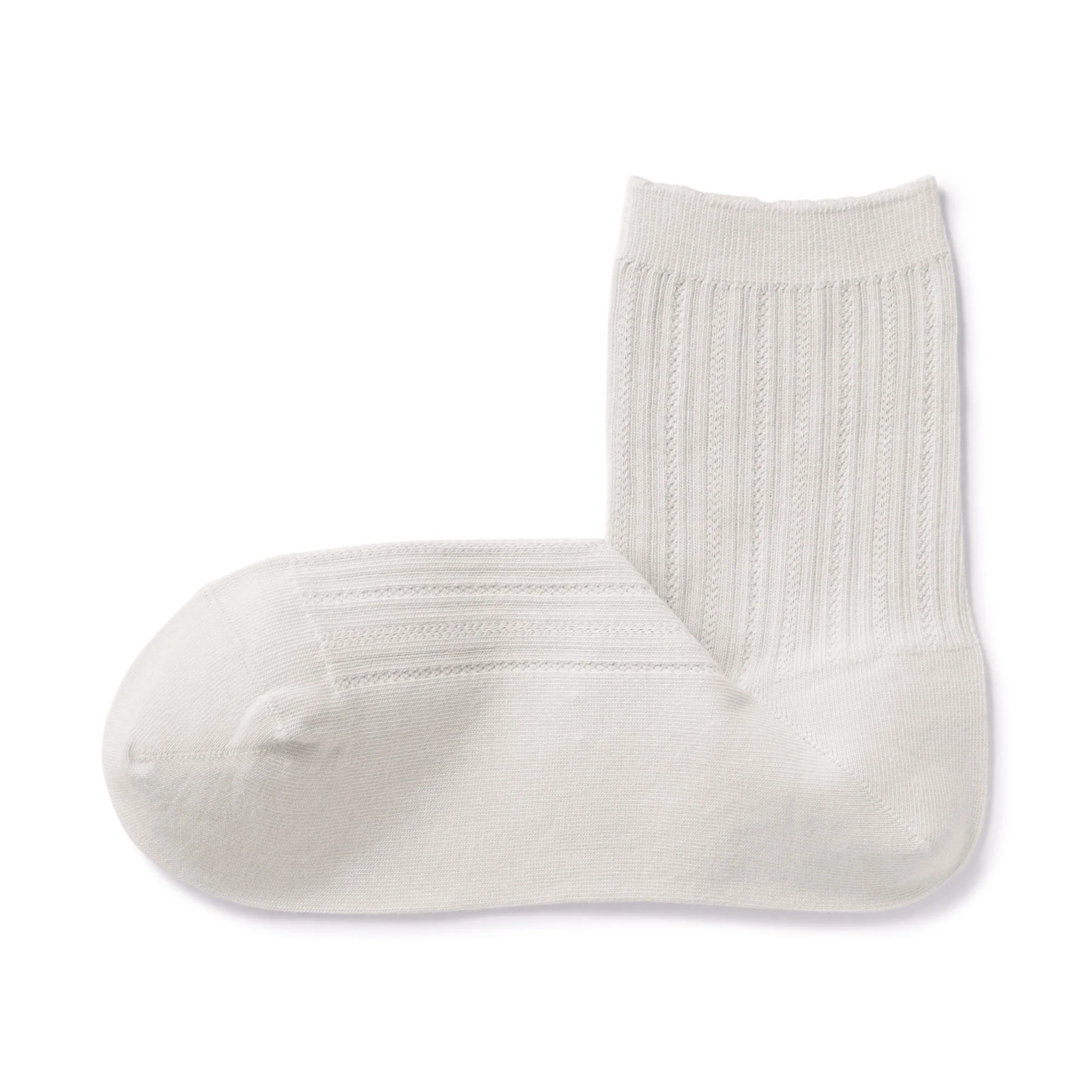 Right Angle Loose Top Patterned Short Socks - Image 2