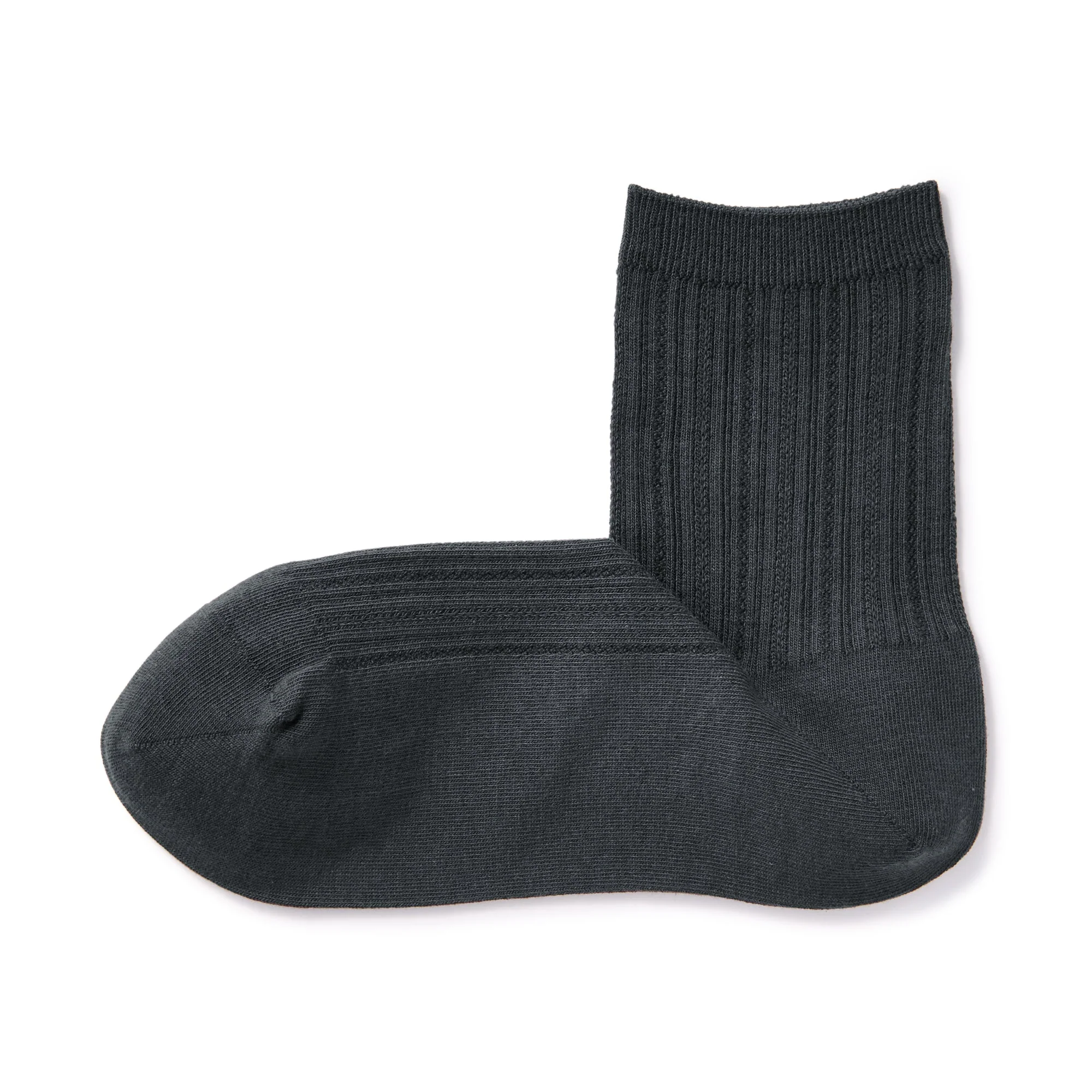 Right Angle Loose Top Patterned Short Socks - Image 3