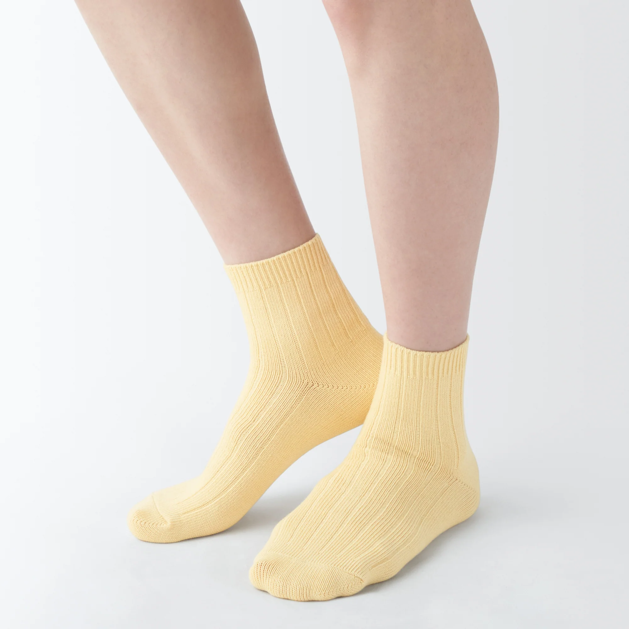 Right Angle Loose Top Rib Short Socks - Image 3