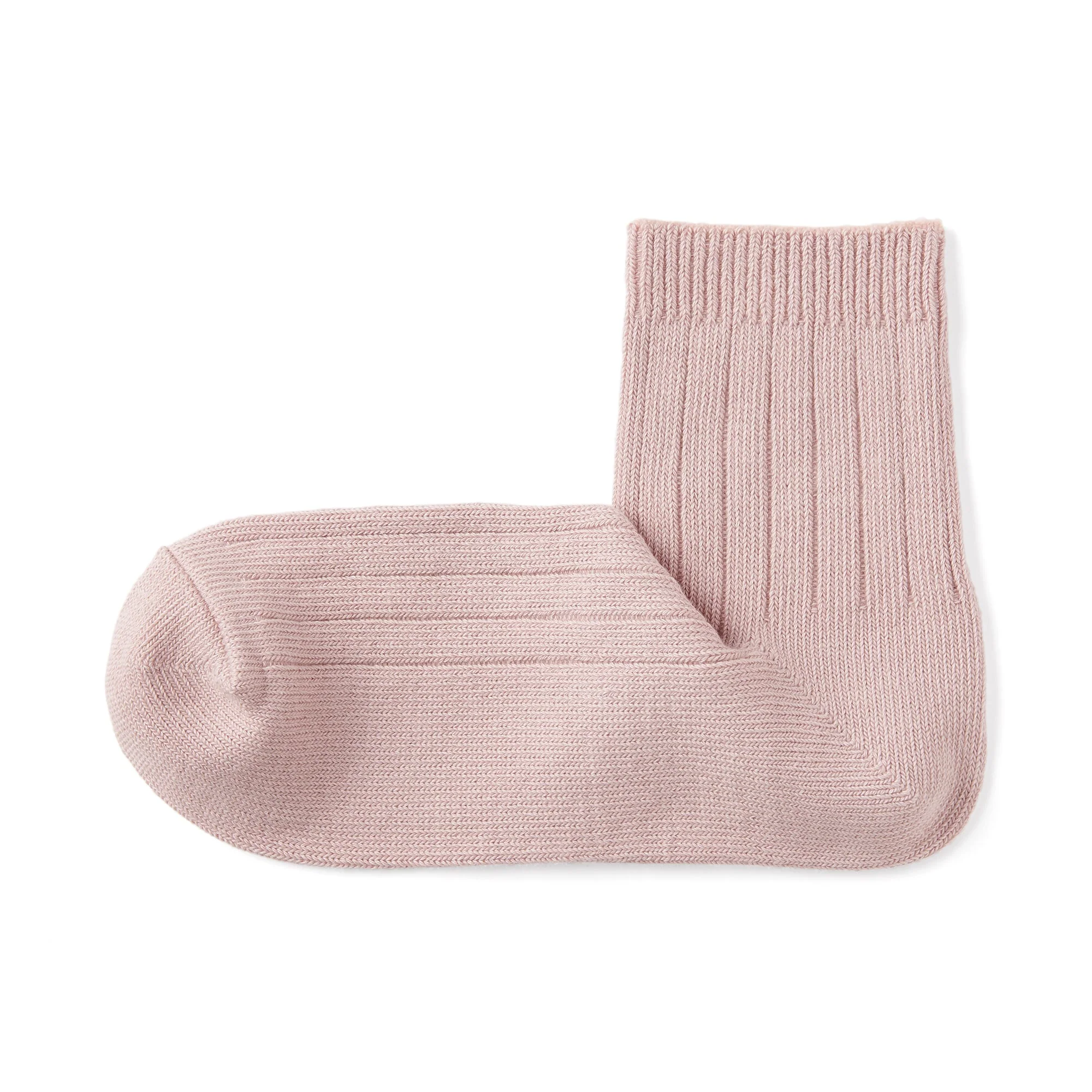 Right Angle Loose Top Ribbed Short Socks - Image 3