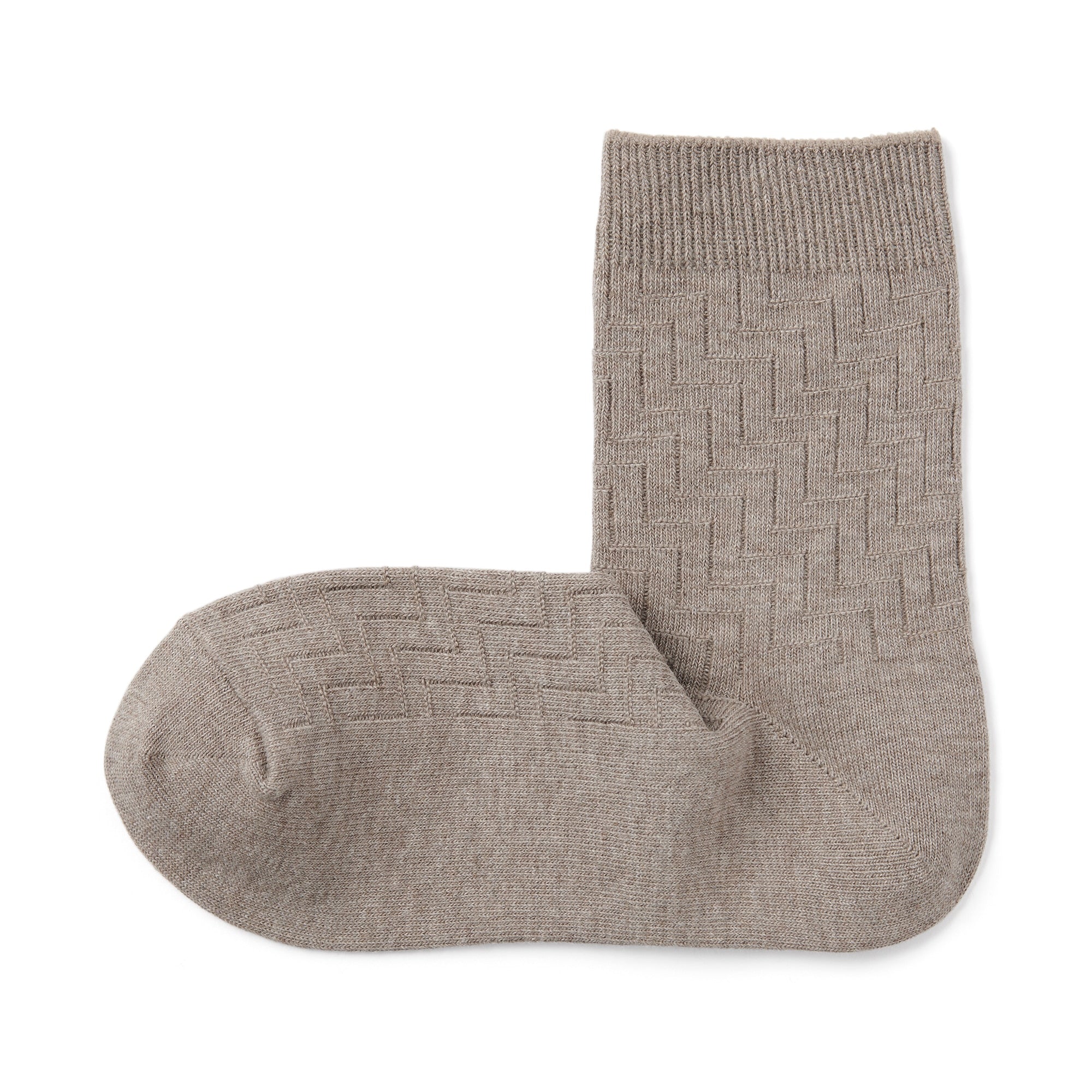 Right Angle Loose Top Pattern Short Socks - Image 14