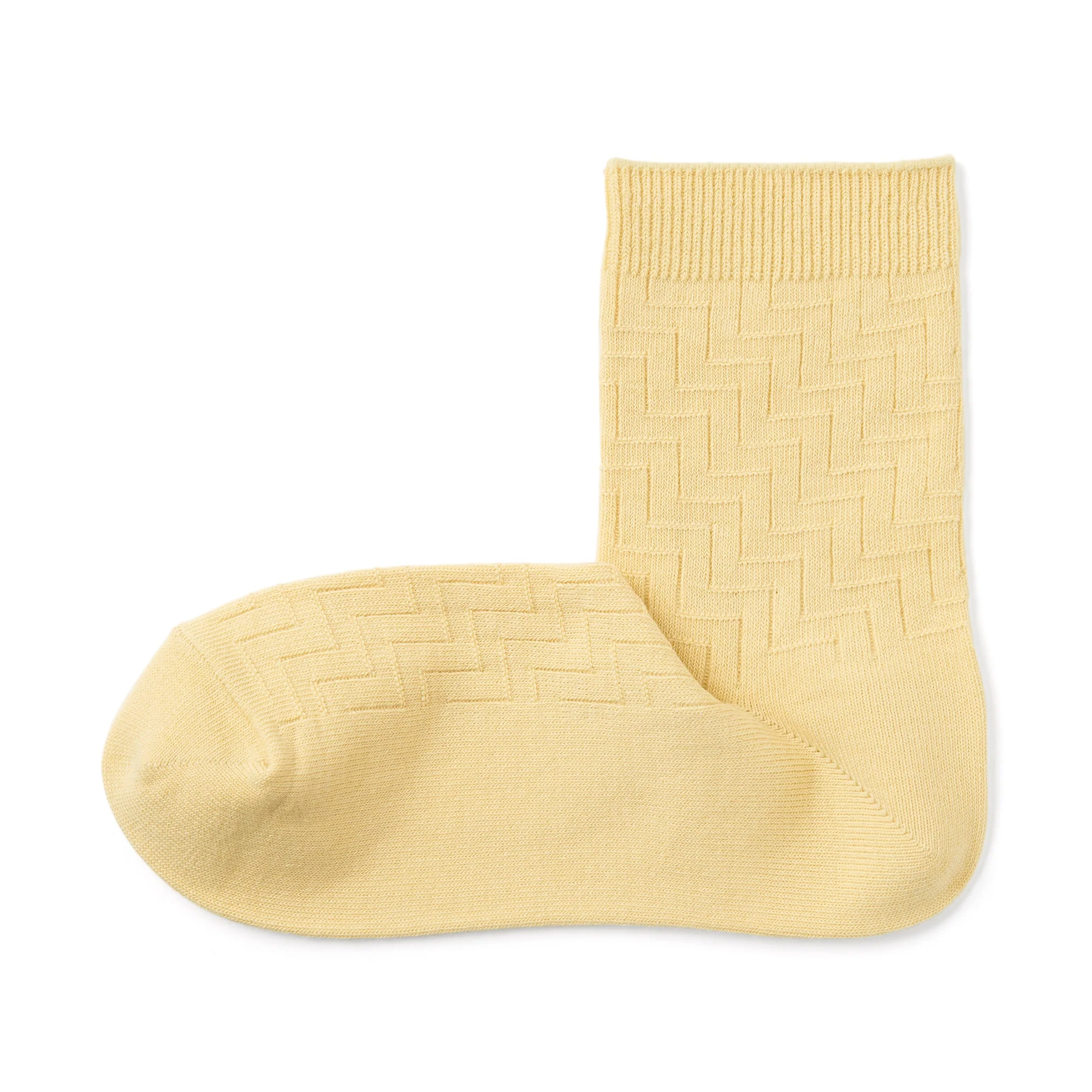 Right Angle Loose Top Pattern Short Socks - Image 4