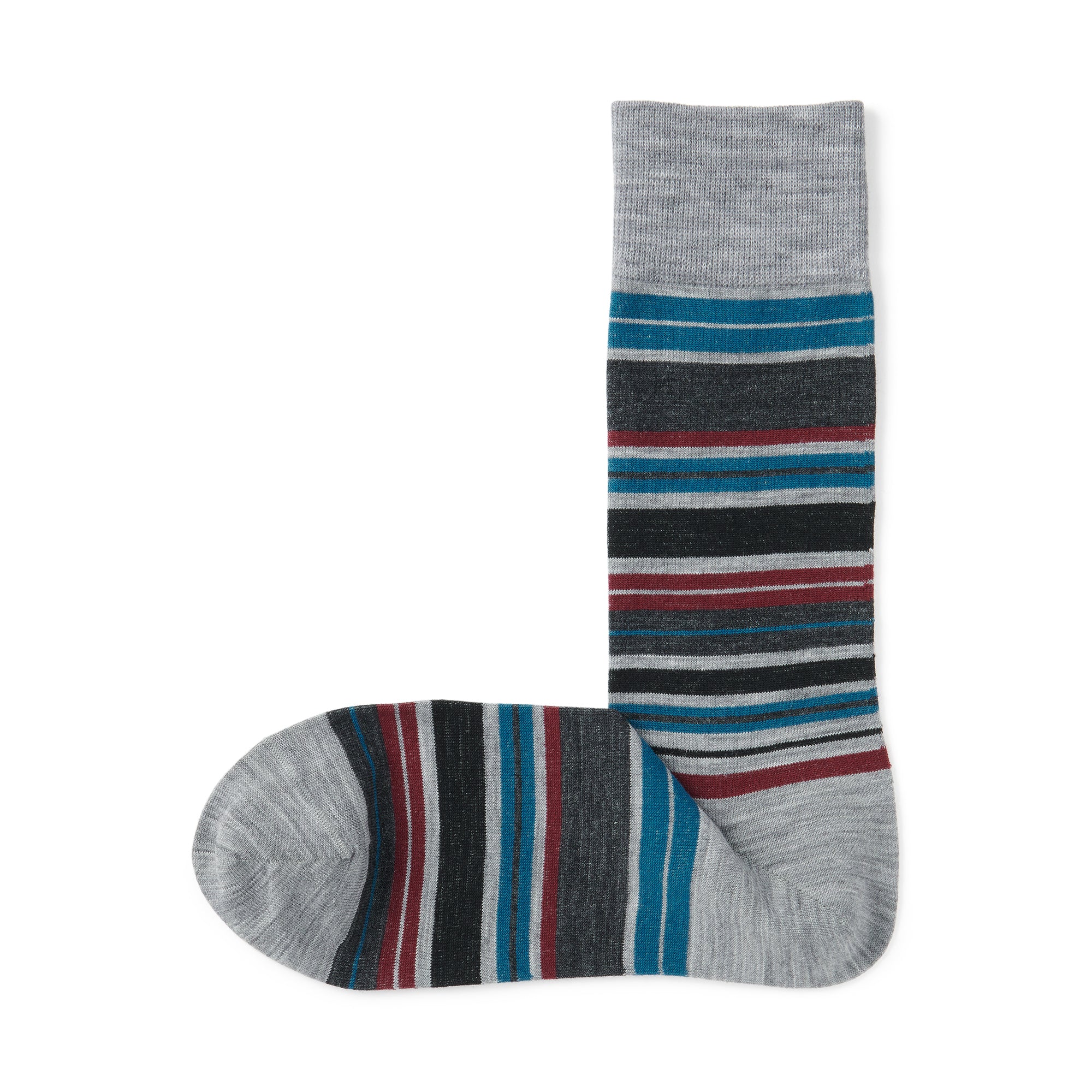 Right Angle Lustrous Wool Mix Thin Socks - Image 3