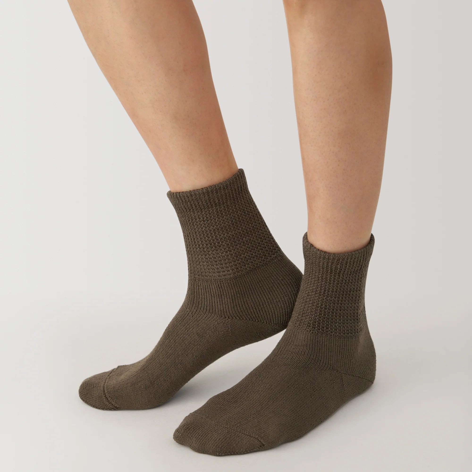 Right Angle Pile Short Socks - Image 2