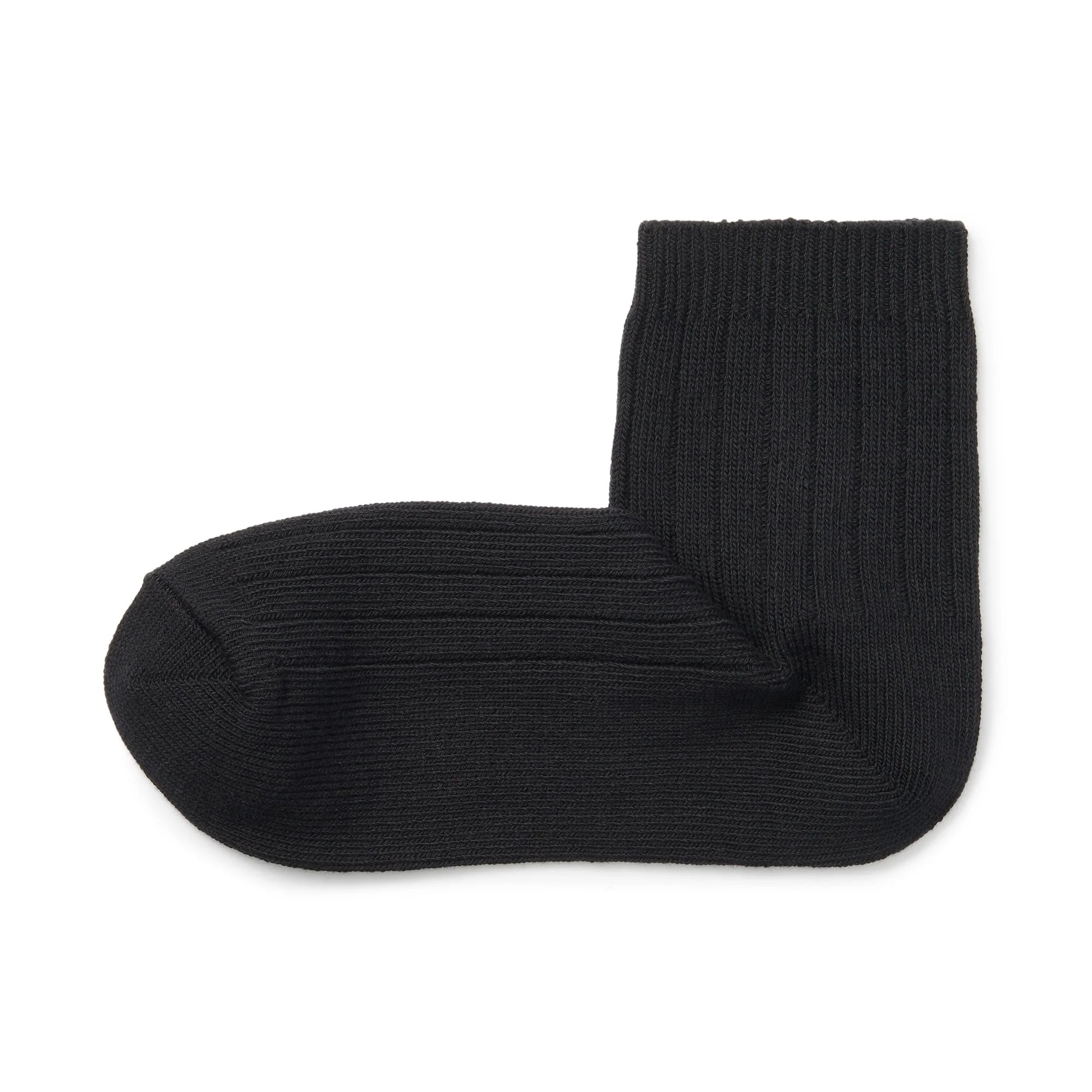 Right Angle Ribbed Short Socks - Image 3
