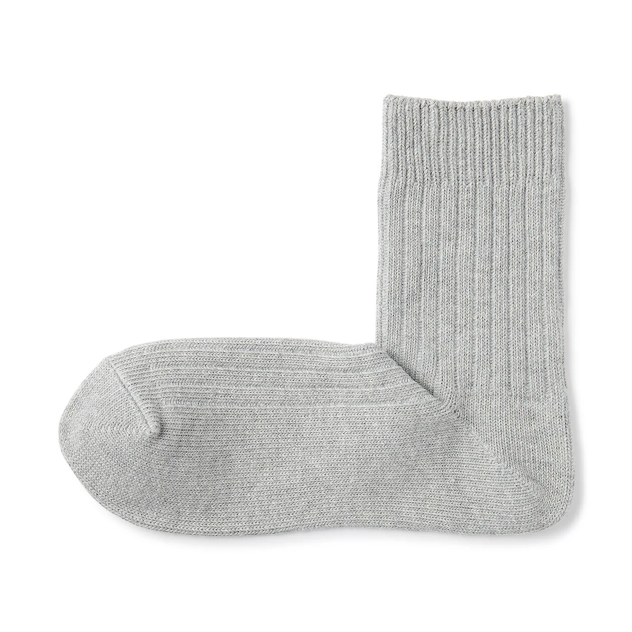 Right Angle Ribbed Thick Short Socks - Image 11