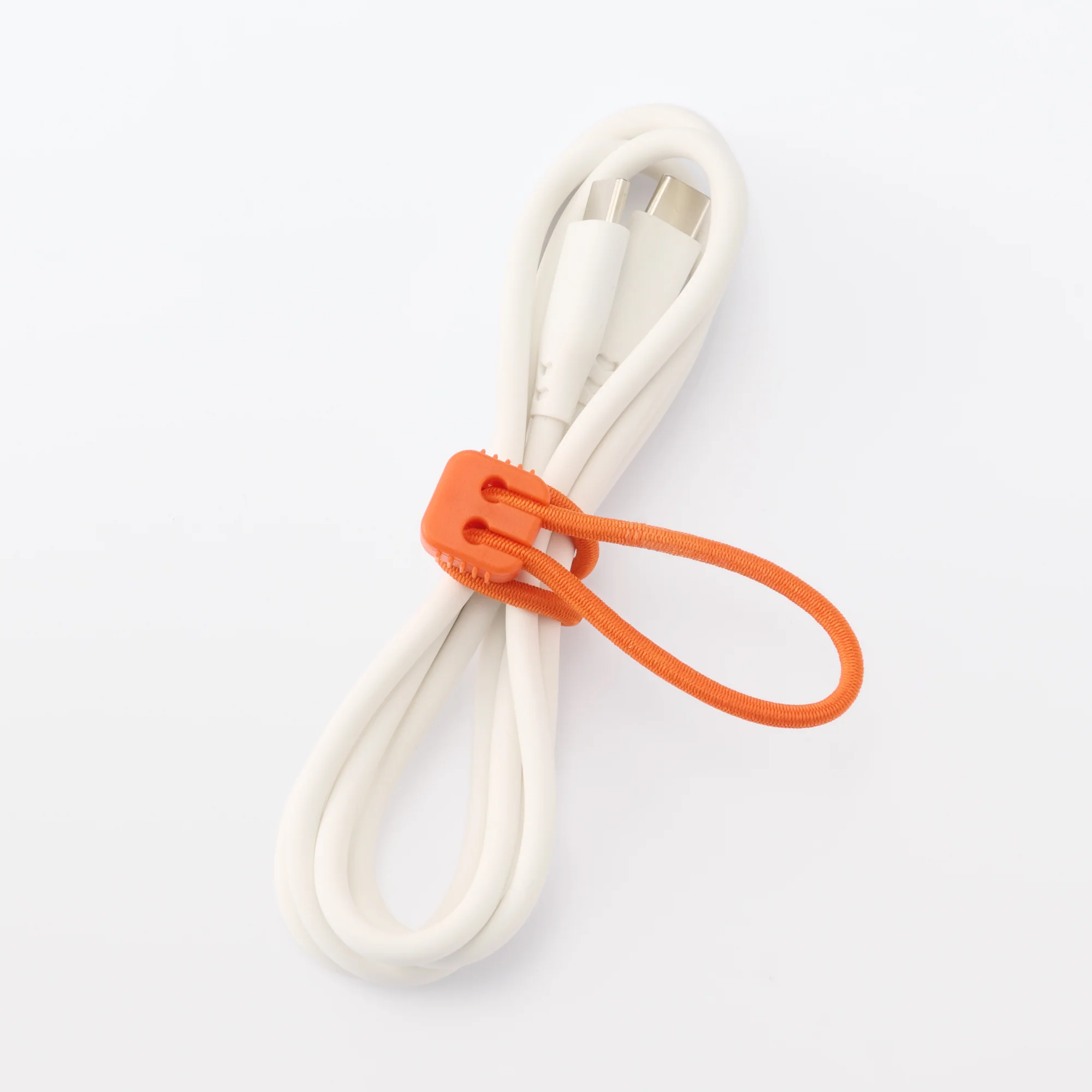 Rubber Tie-Down Strap 3 Pack - Orange, Light Grey, Dark Grey - Image 3
