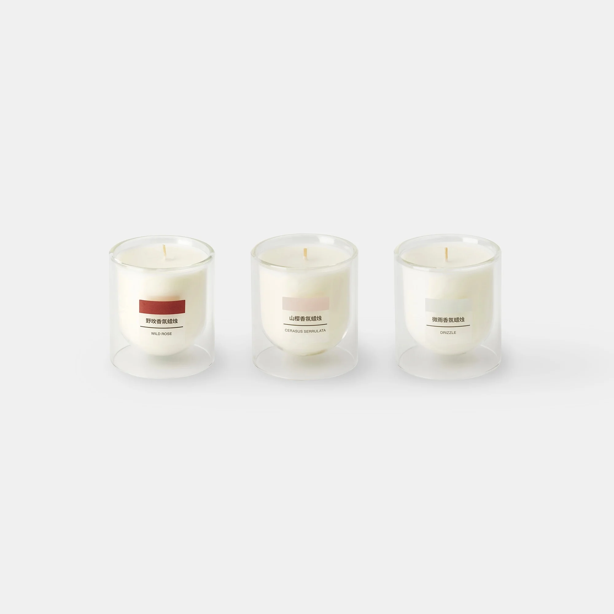 Scented Double Wall Glass Candle - Light Rain - Image 10