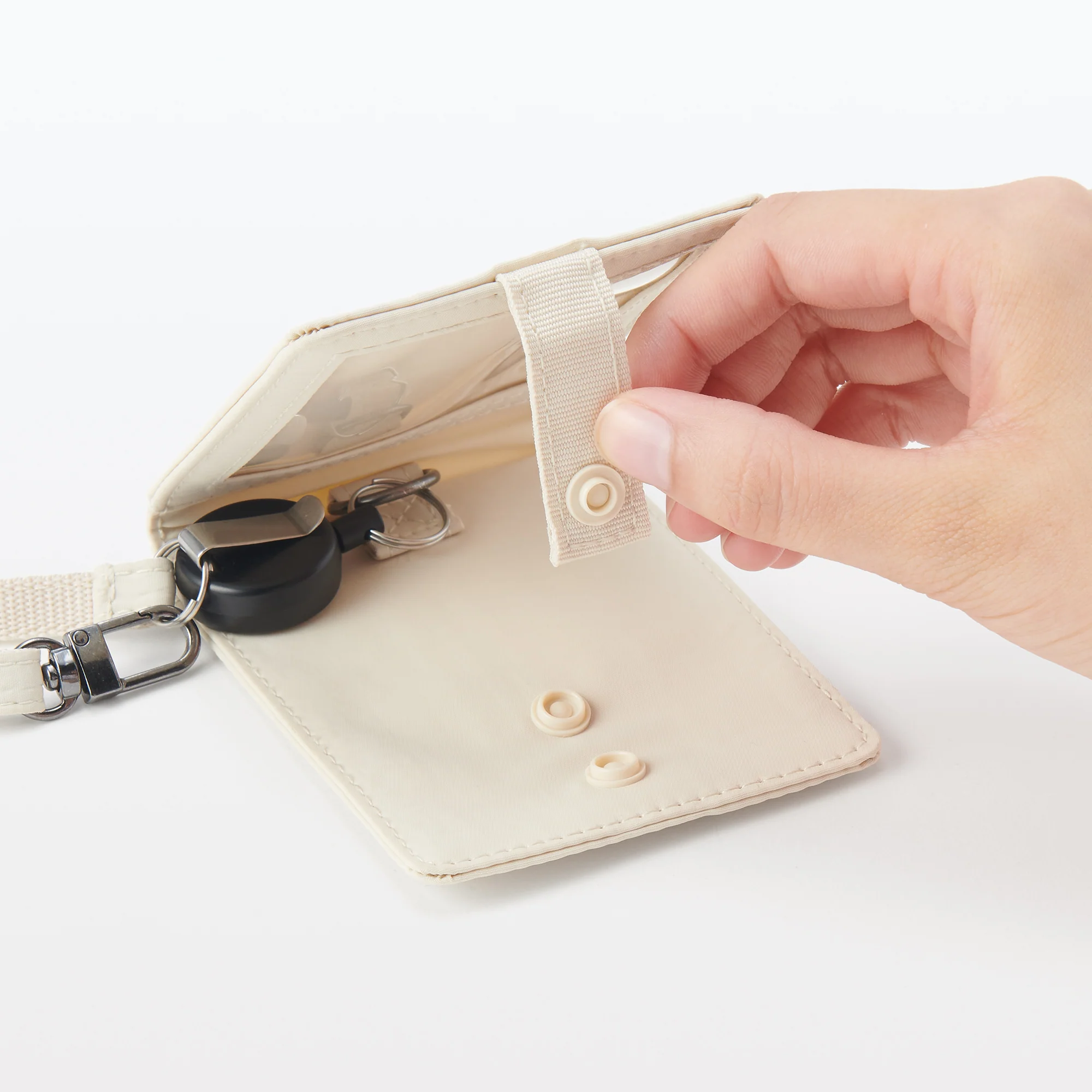 Self Standing Card Holder with Reel - Ivory - Image 5