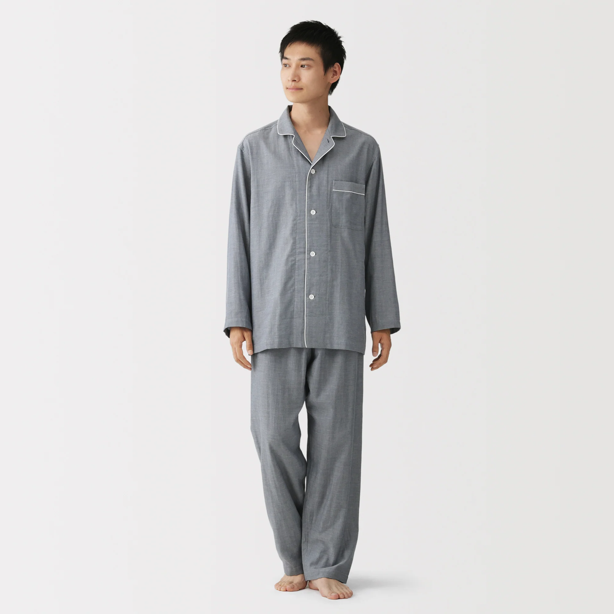 Side Seamless Double Gauze Pajamas - Image 15