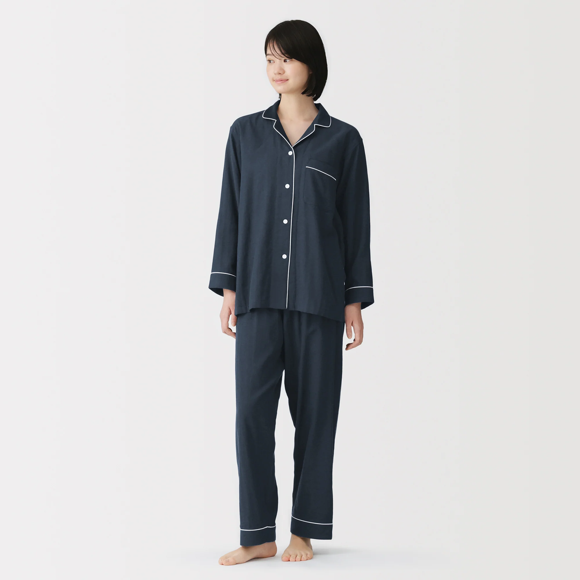 Side Seamless Double Gauze Pajamas - Image 27