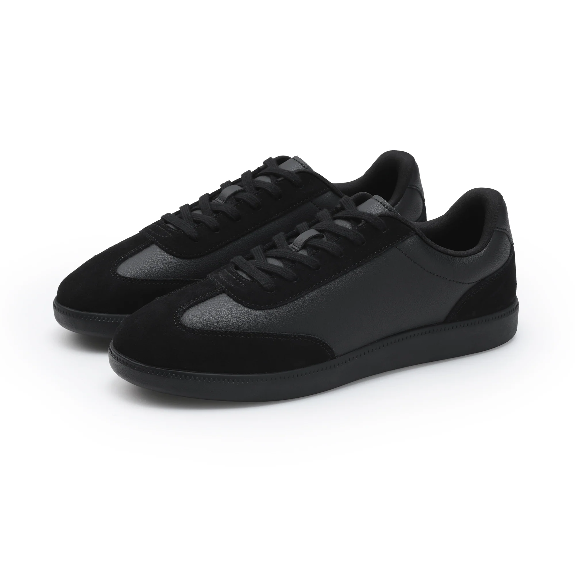Soft Insole Combination Sneakers - Black