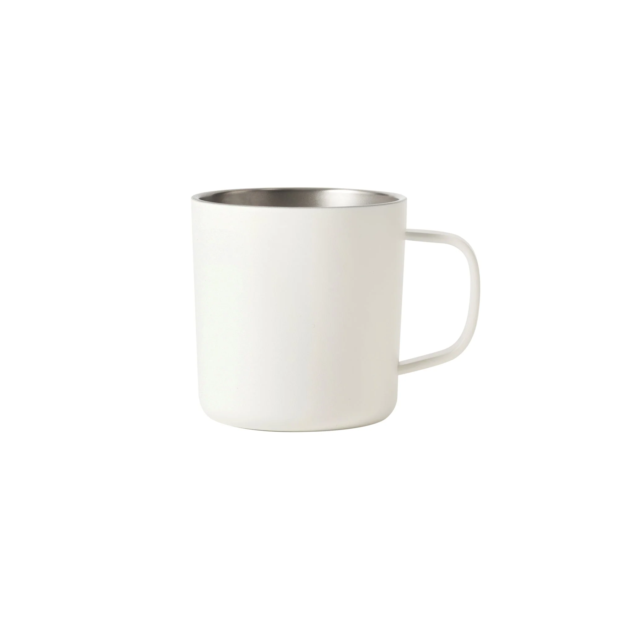 Stainless Steel Mug Cup - White (380 ml)