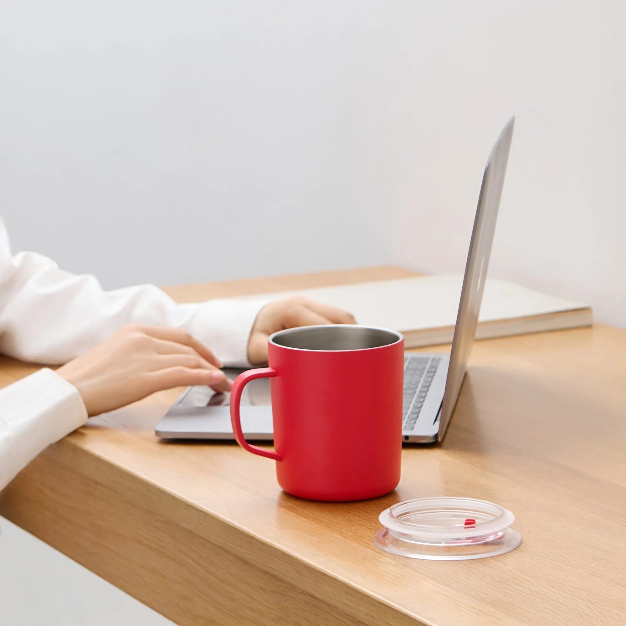 Stainless Steel Mug Cup - White (490 ml) - Image 15