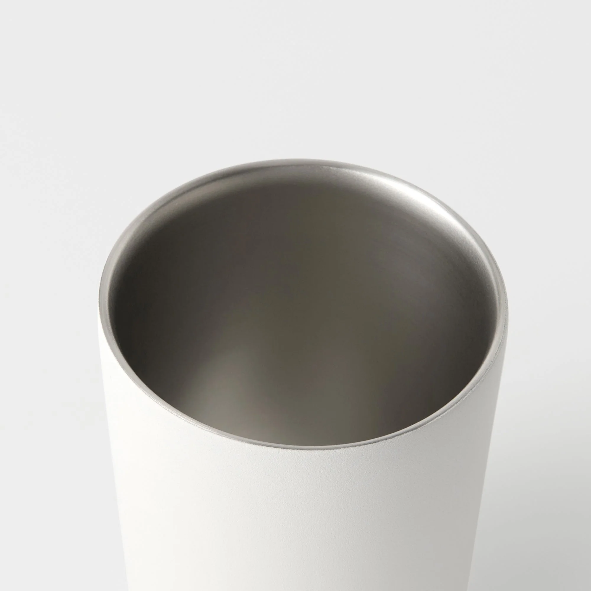 Stainless Steel Tumbler - White (450 ml) - Image 5