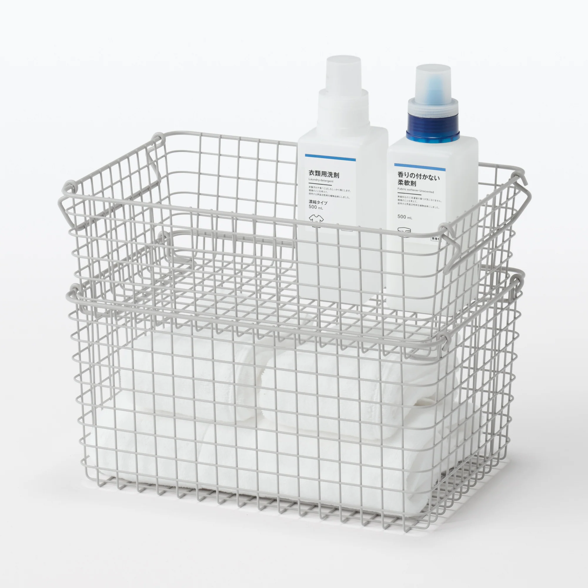 Steel Pipe Storage Rack Basket Set - Warm Grey - Image 6