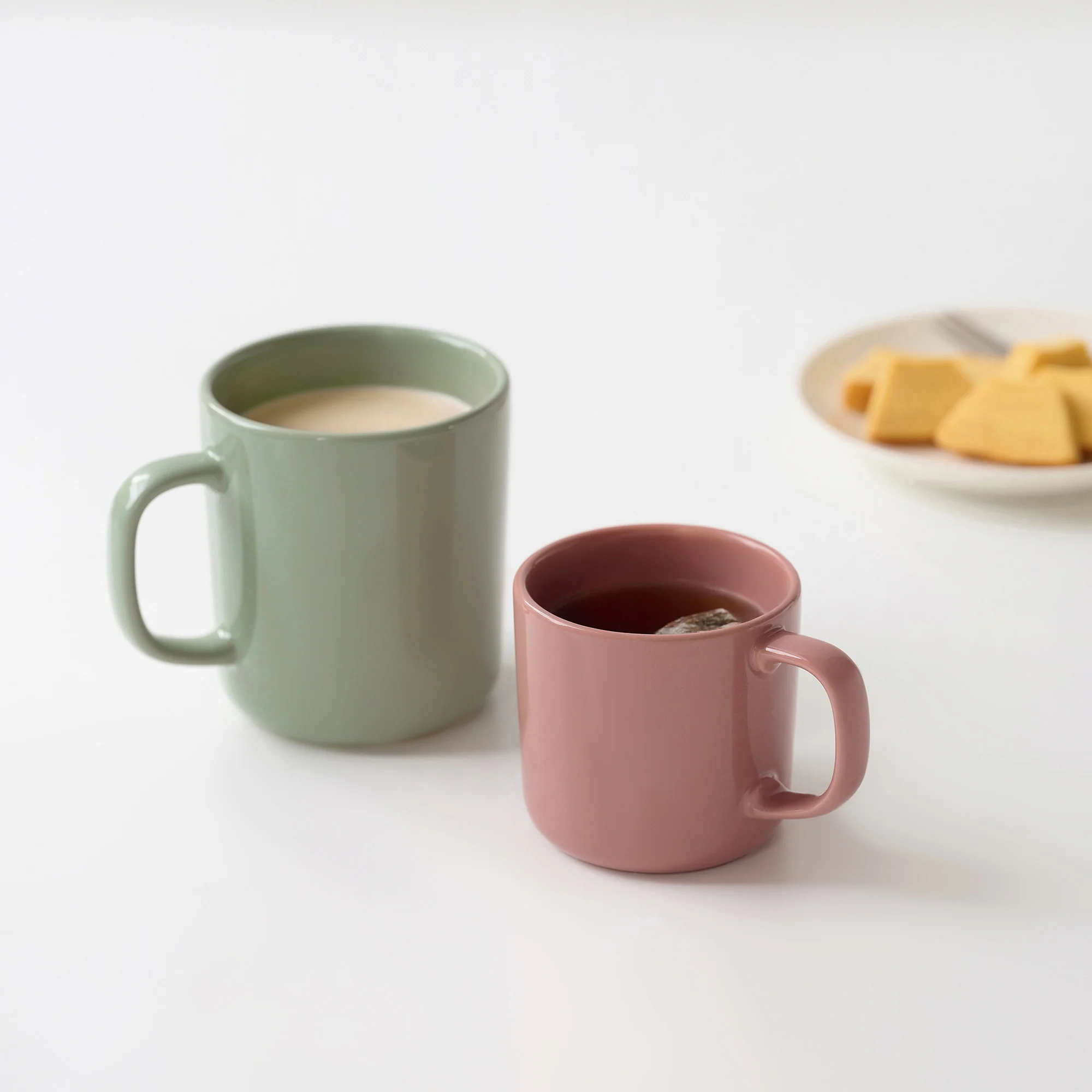 Stoneware Mug Cup (270 ml) - Mint Green - Image 6