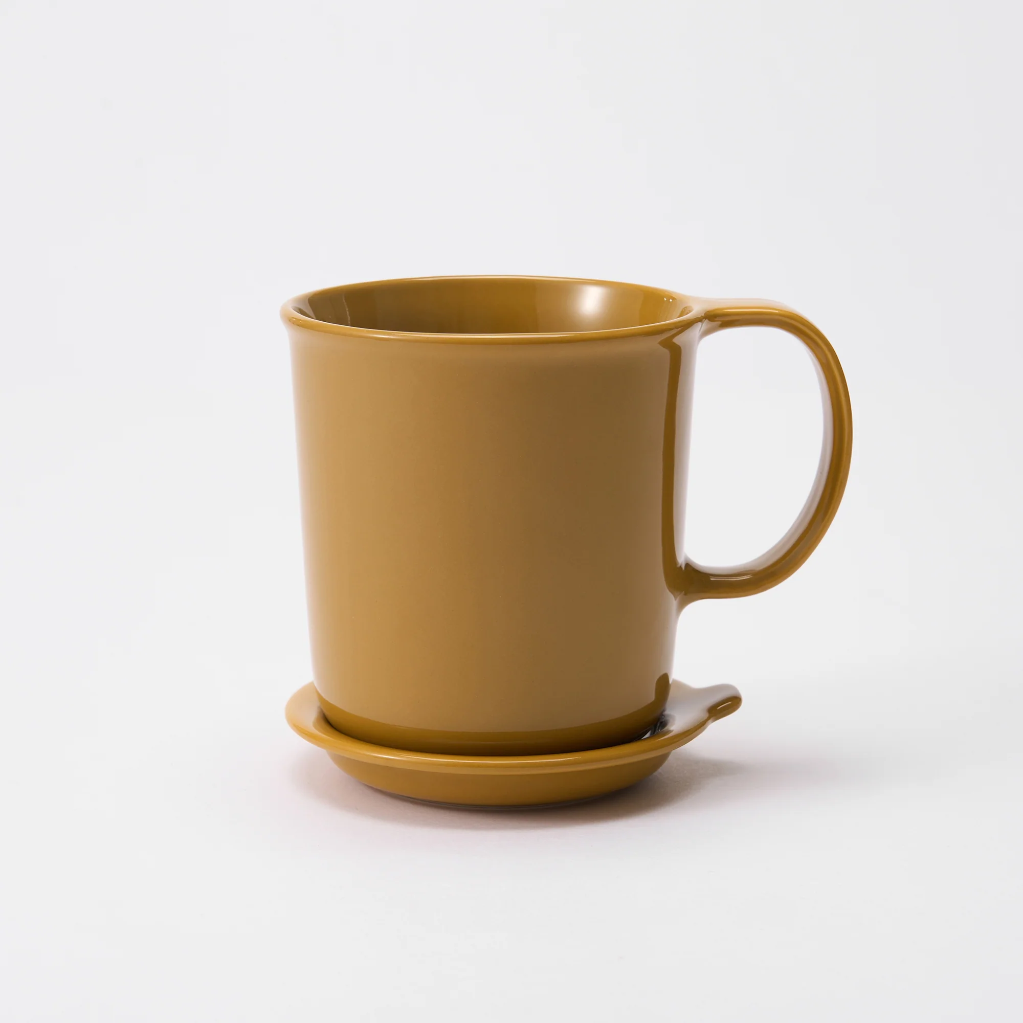 Stoneware Mug Cup (490 ml) - Mustard Yellow - Image 7