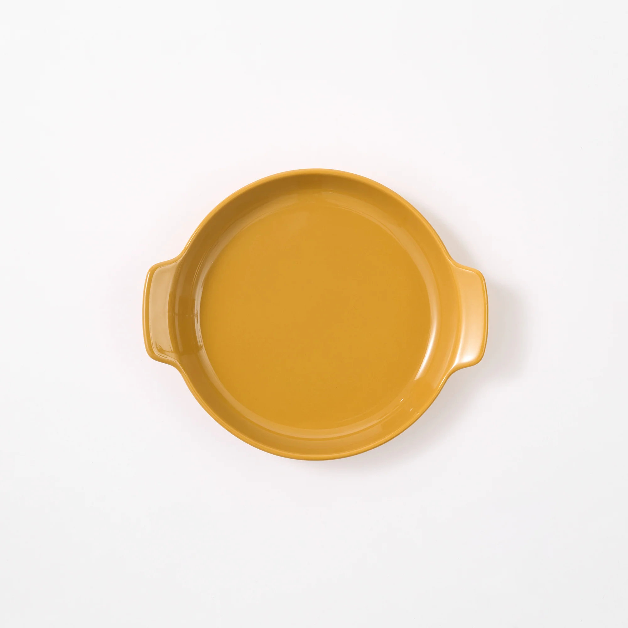 Stoneware Plate (Dia. 17 cm) - Mustard Yellow - Image 4