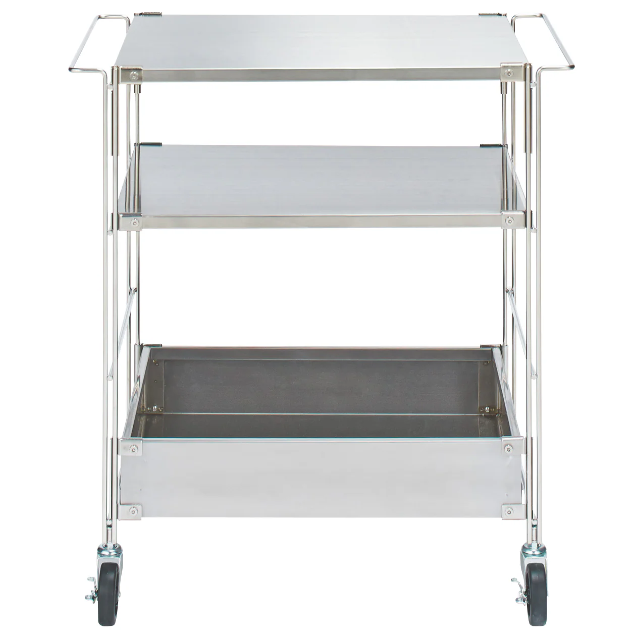 SUS Shelving Unit - Stainless Steel Wagon Set
