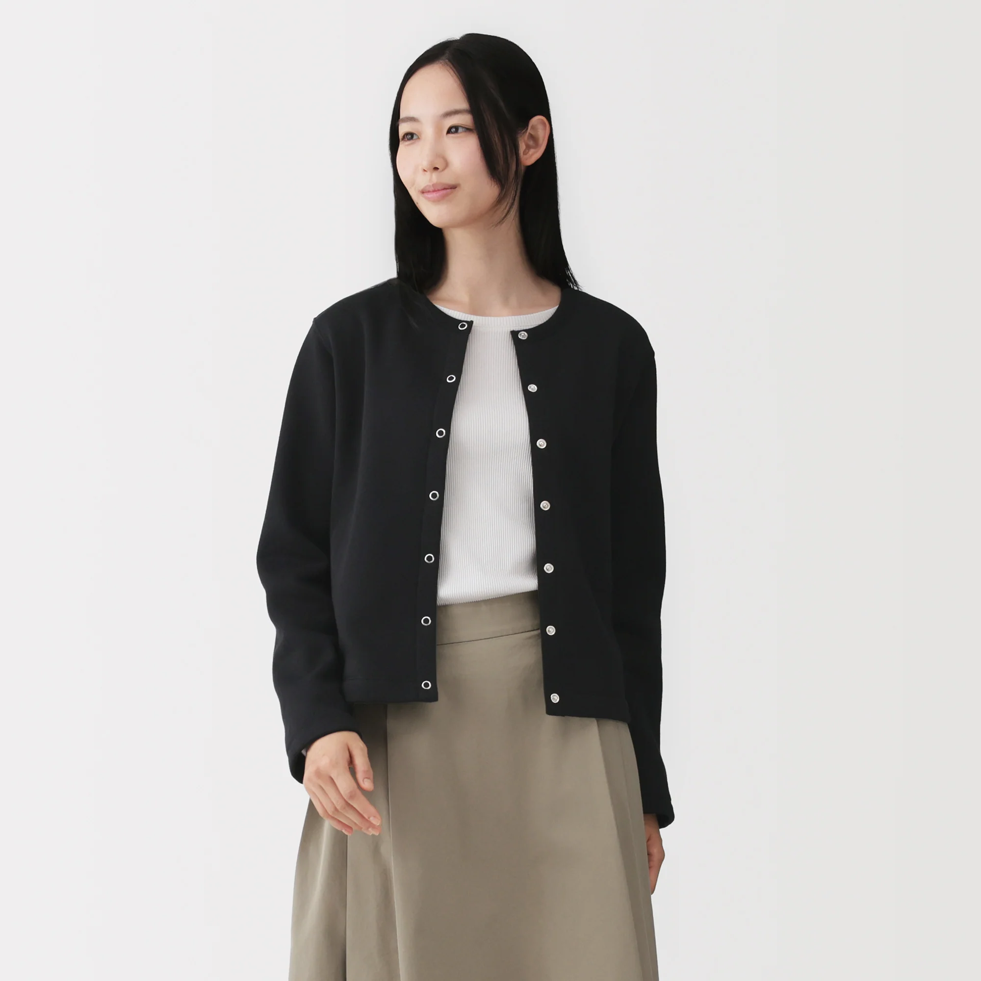 Sweatshirt Cardigan