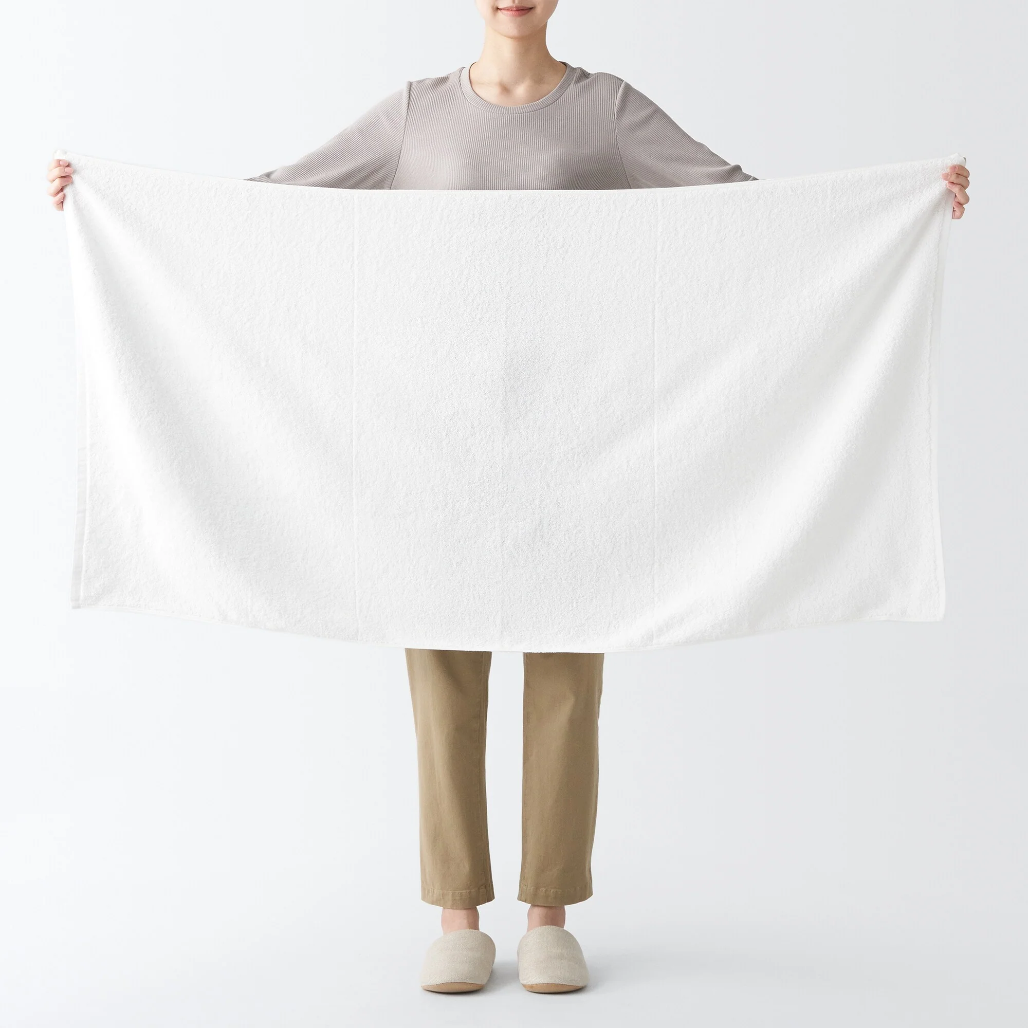 Twin Pile Large Bath Towel with Loop - Image 29
