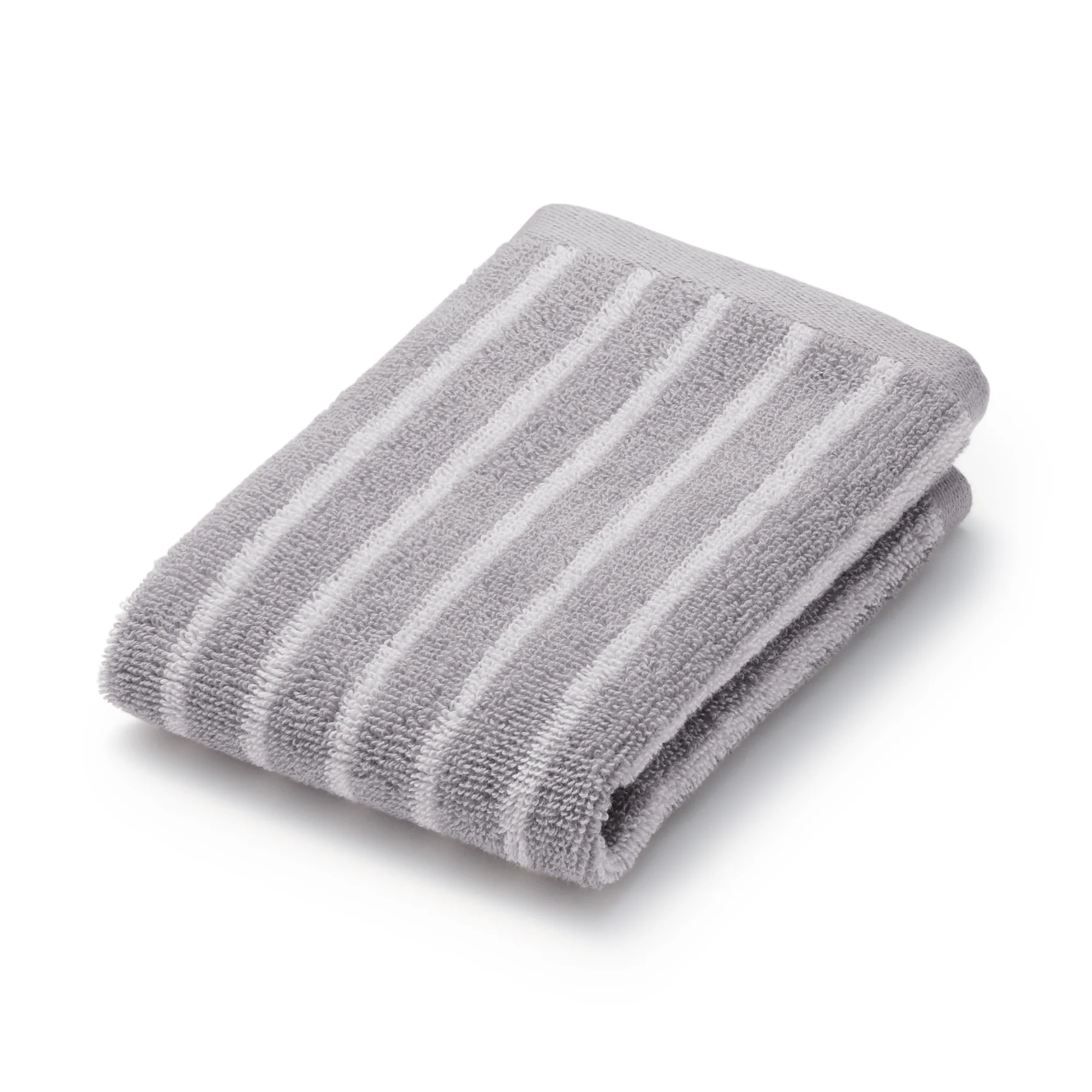 Twin Pile Reversible Stripe Hand Towel