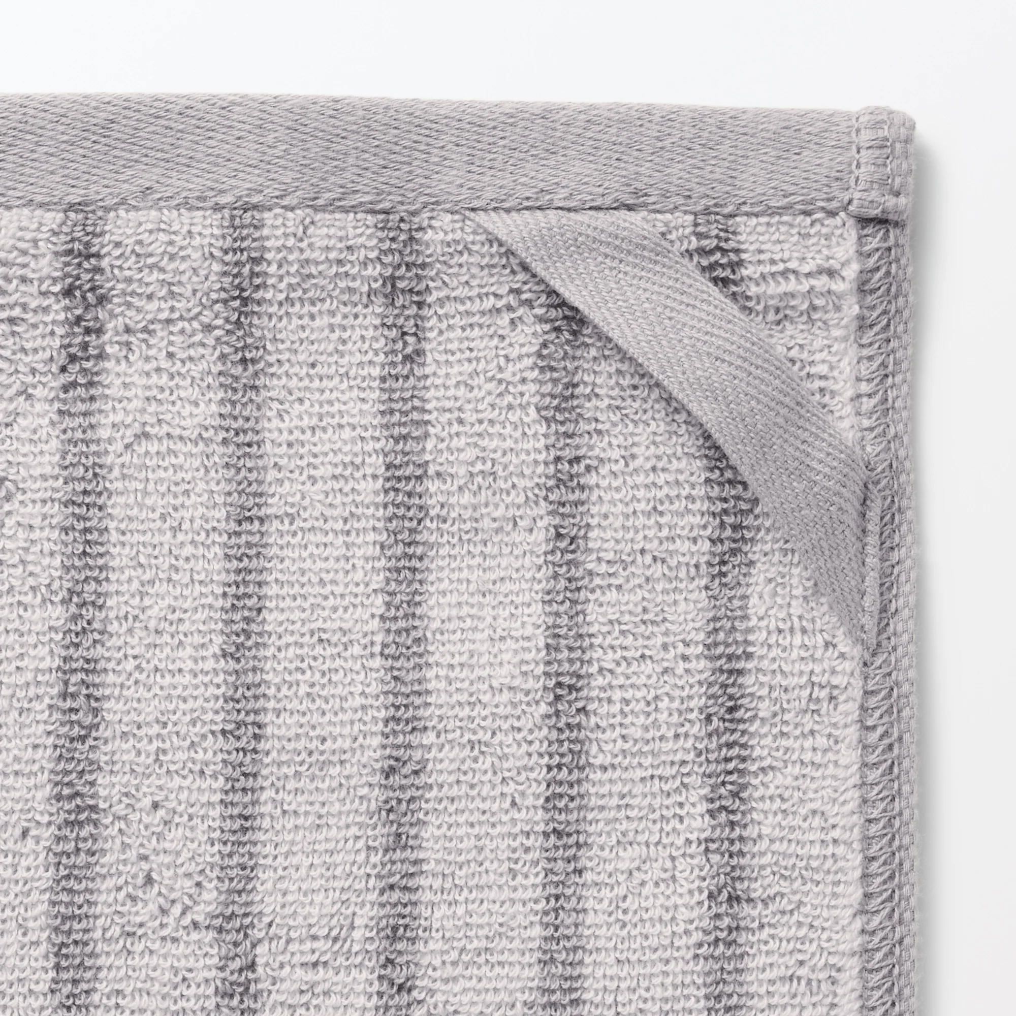 Twin Pile Reversible Stripe Hand Towel - Image 4