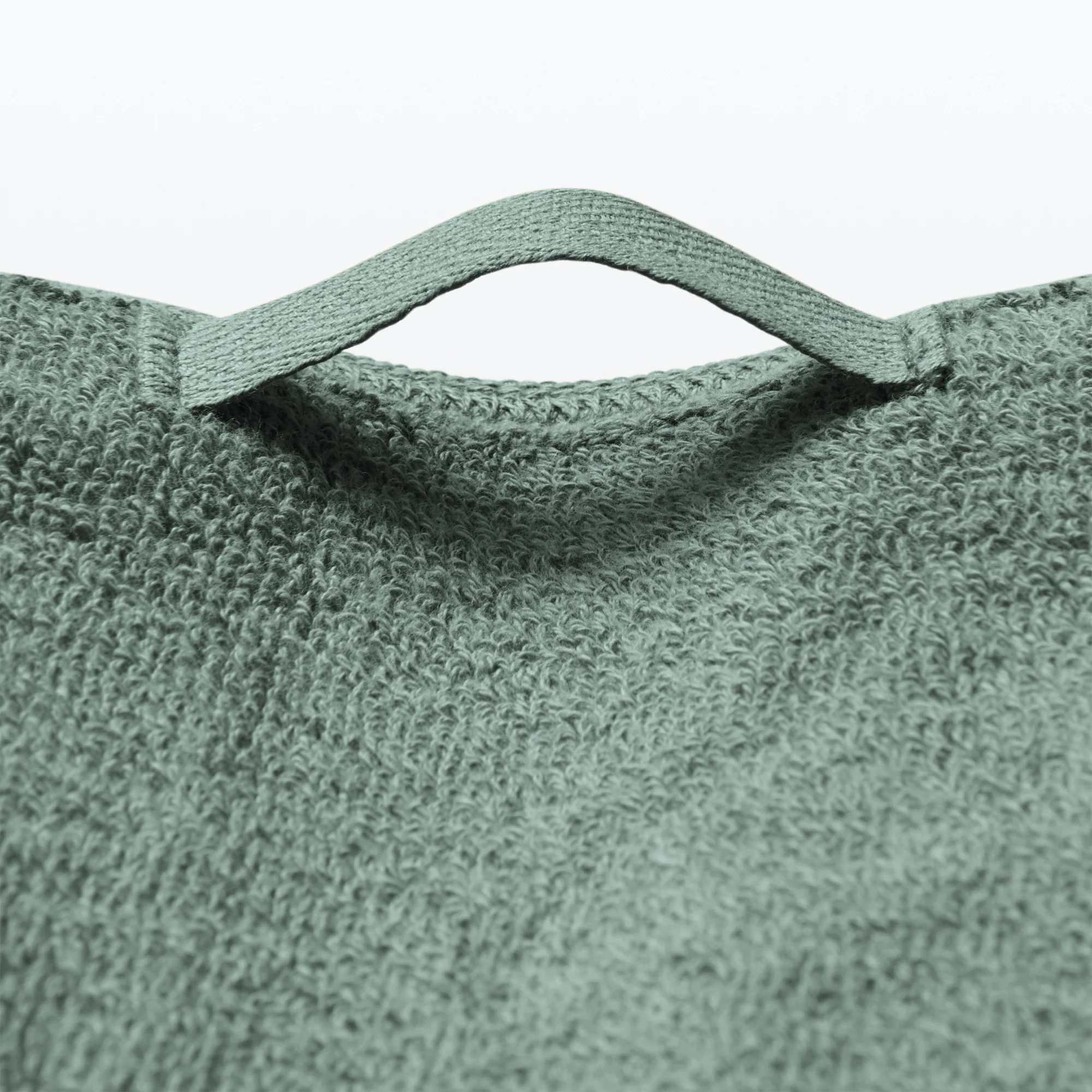 Twin Pile with Loop Bath Towel - Green - Image 4