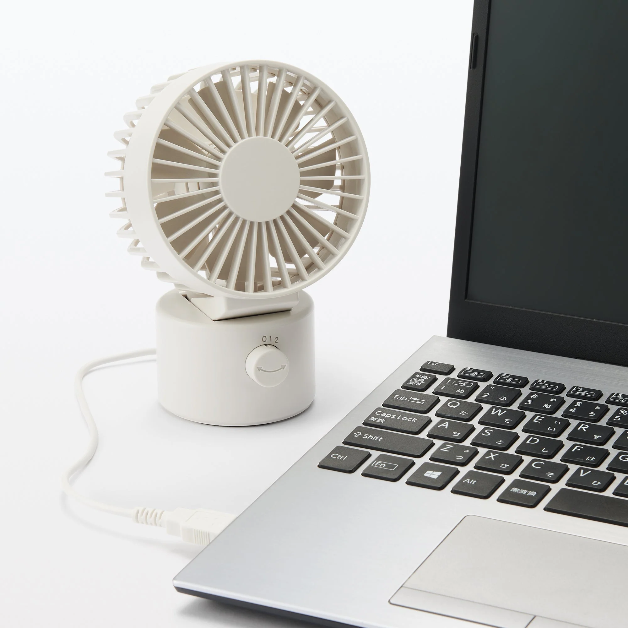 USB Desk Fan with Oscillation - Image 8