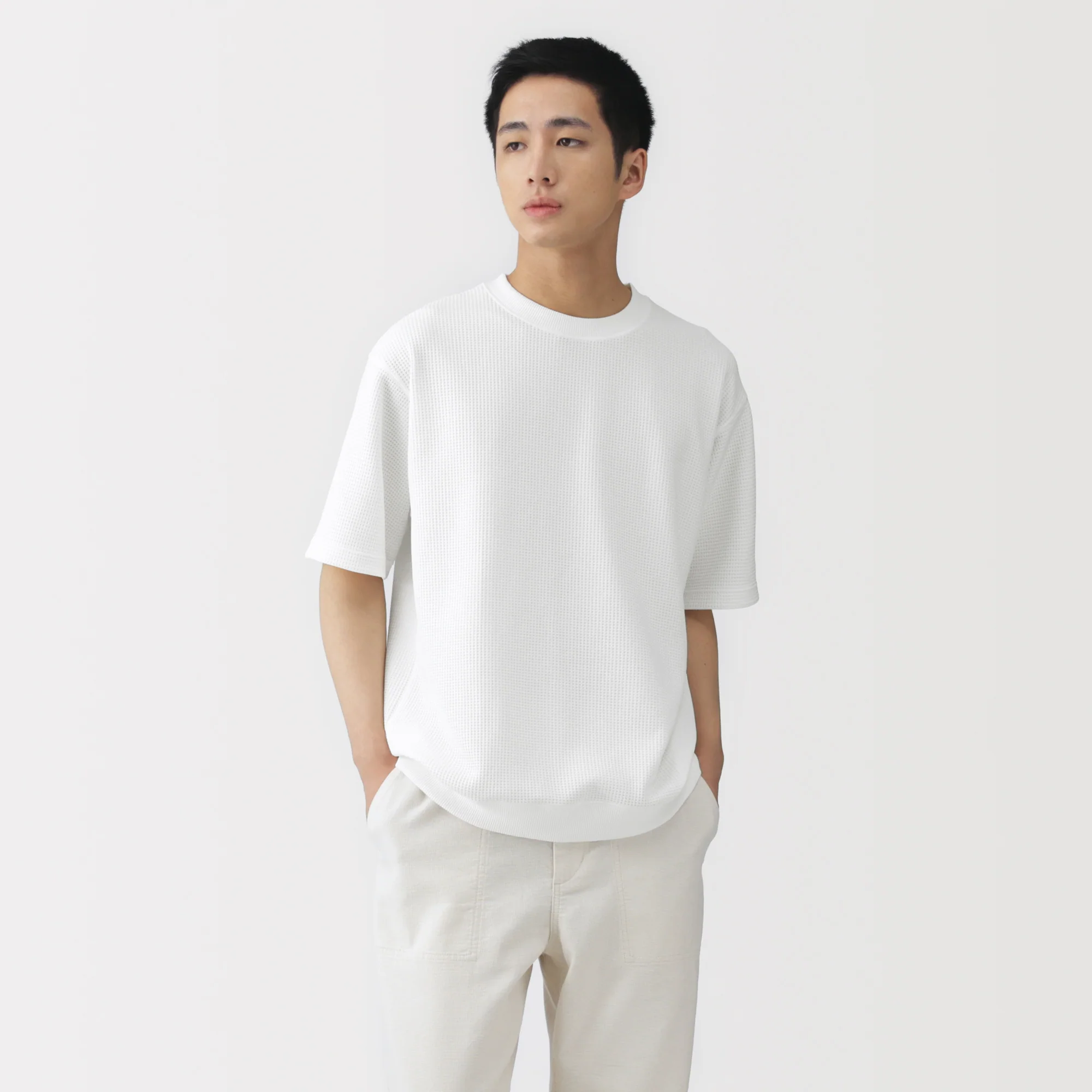 UV Protection Waffle T-Shirt - Image 10