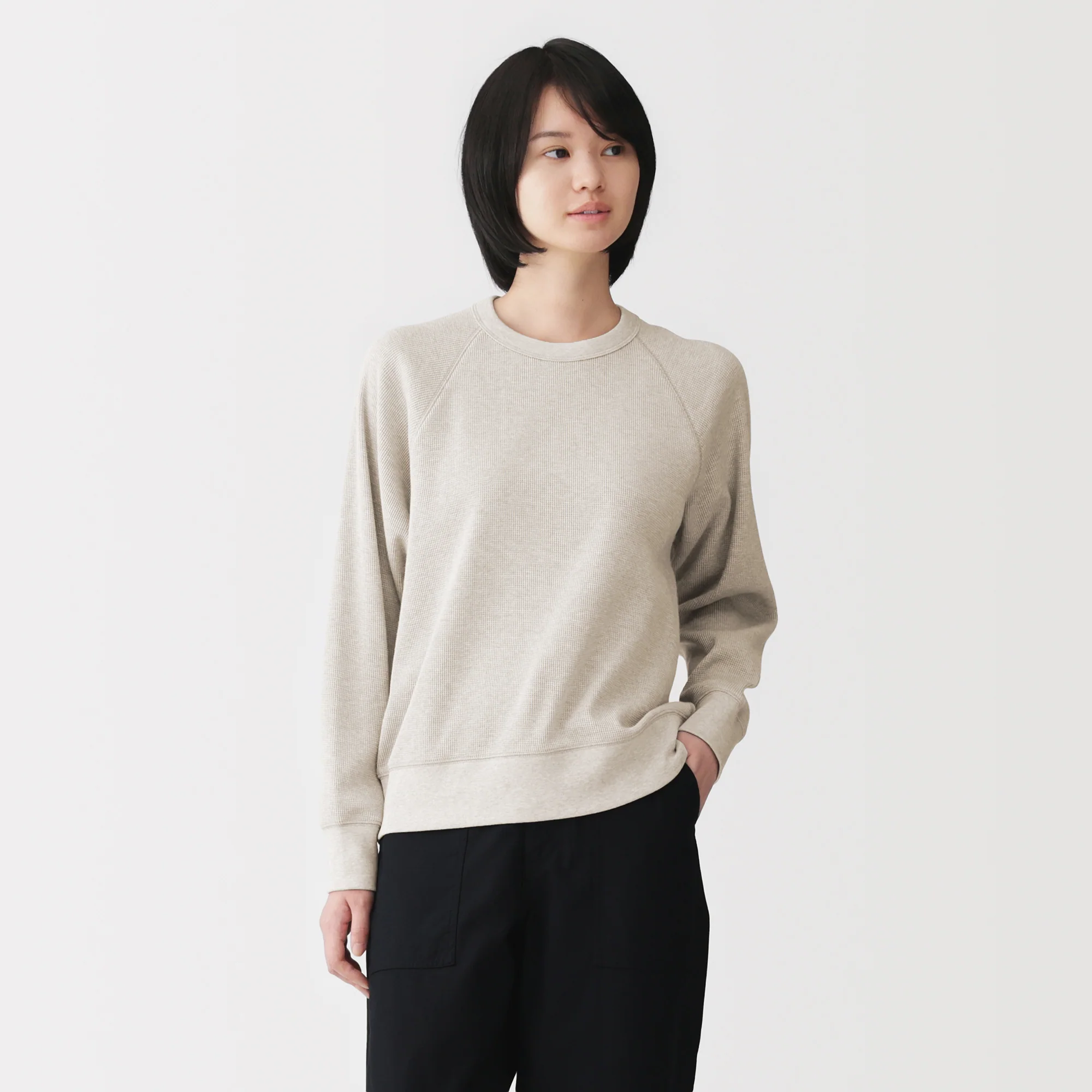 Waffle Crew Neck T-Shirt