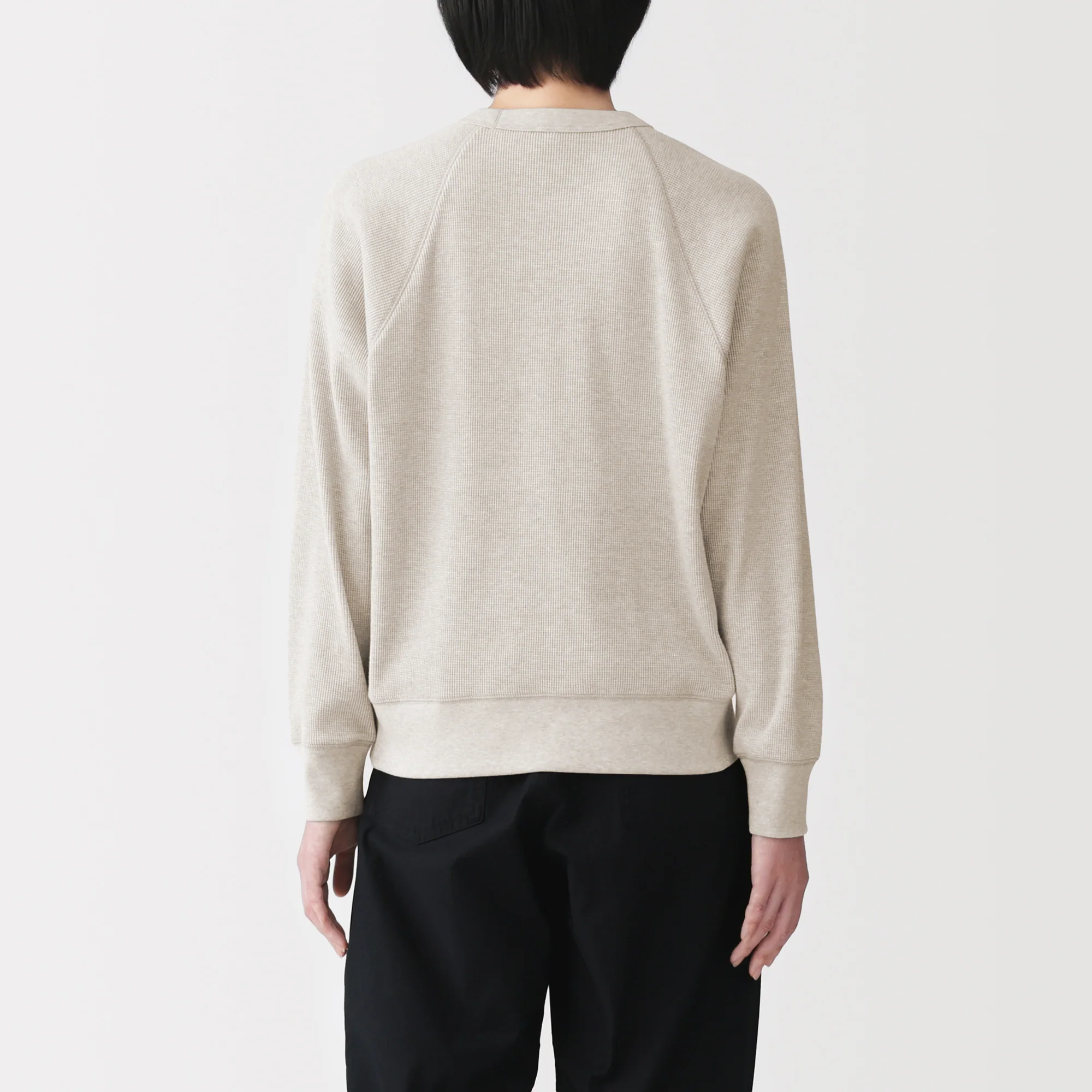 Waffle Crew Neck T-Shirt - Image 22