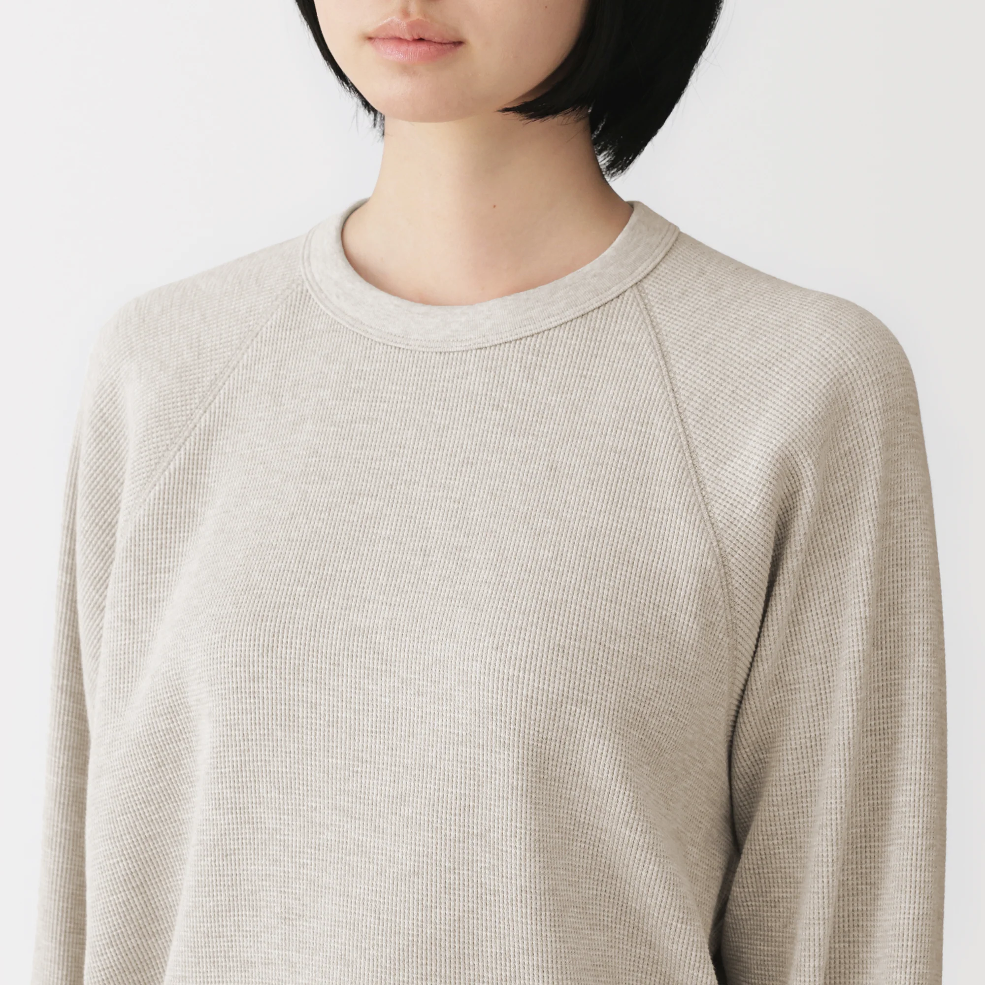 Waffle Crew Neck T-Shirt - Image 31