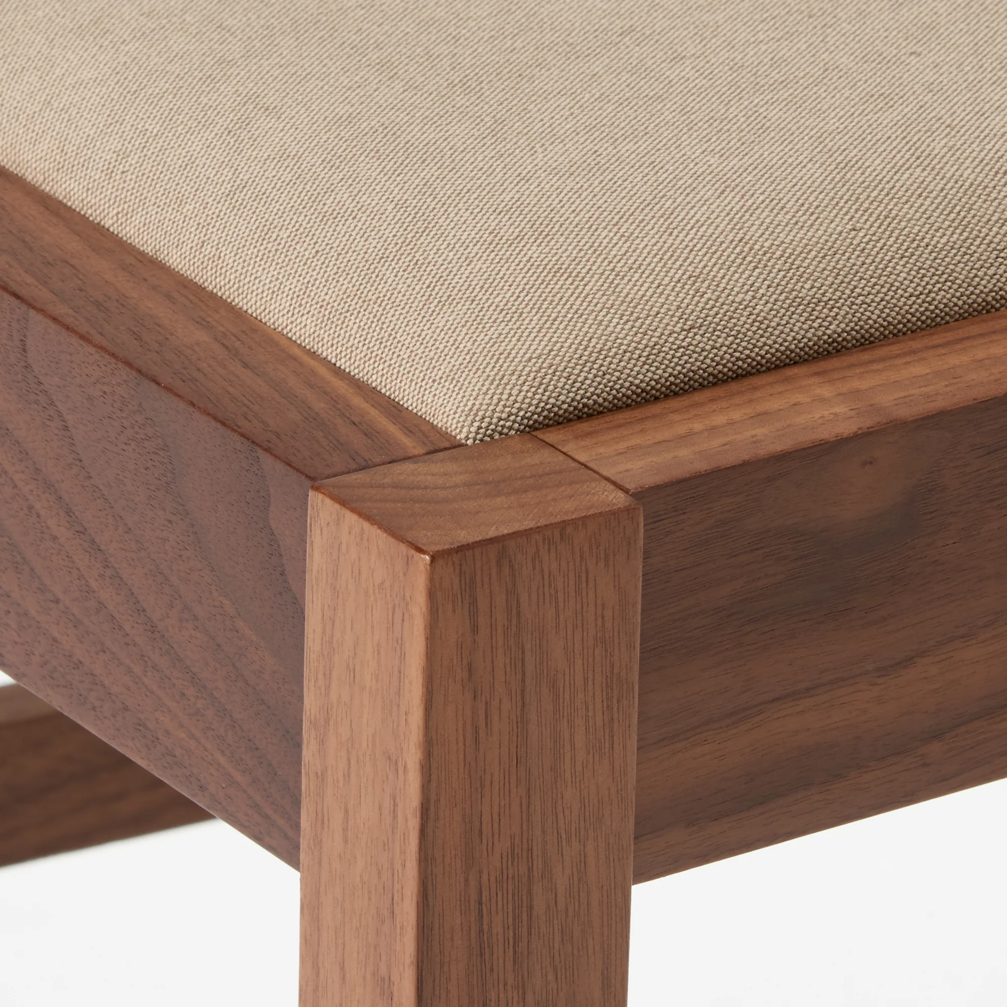 Walnut Cushioned Seat Chair - Image 2