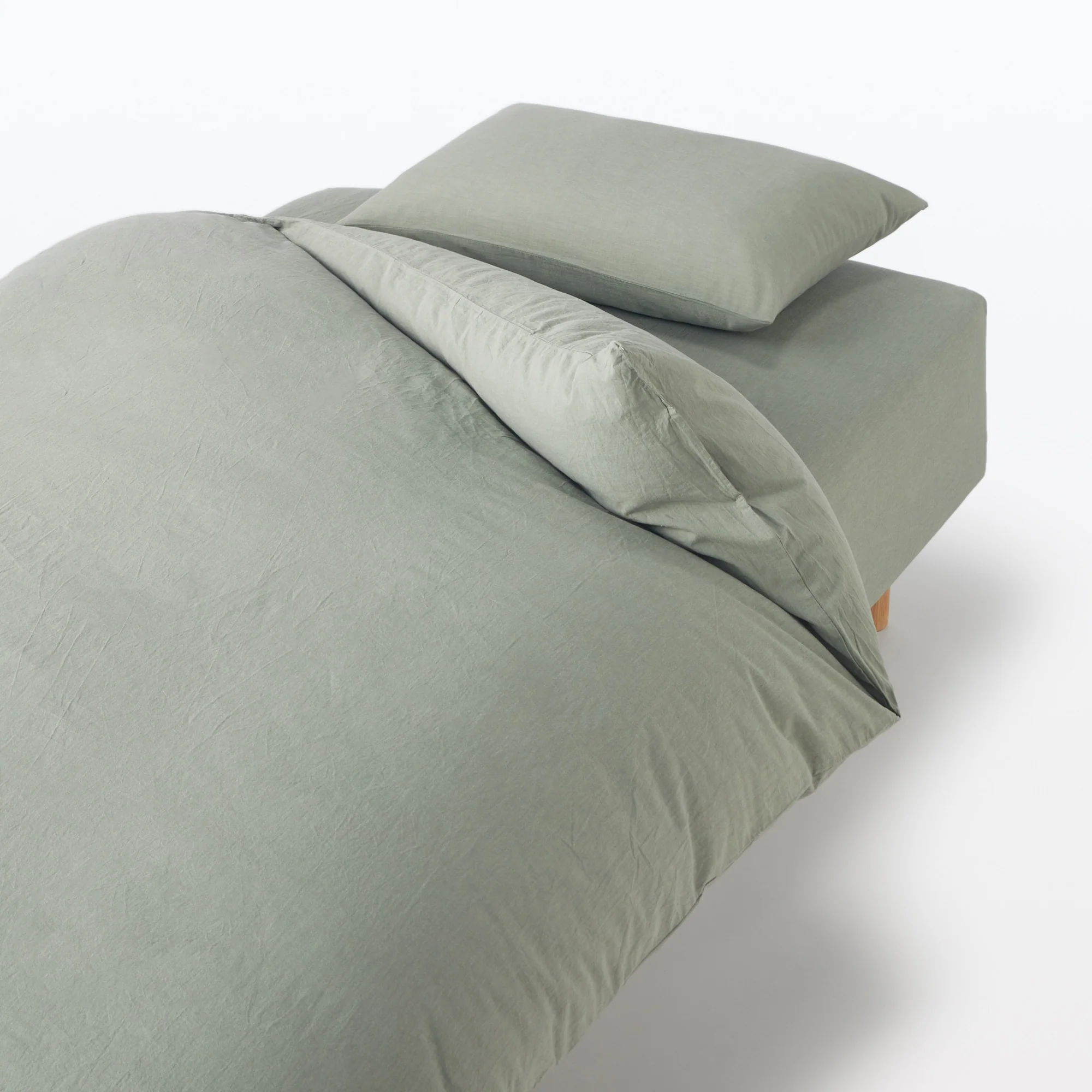 Washed Cotton Fitted Sheet - Image 6